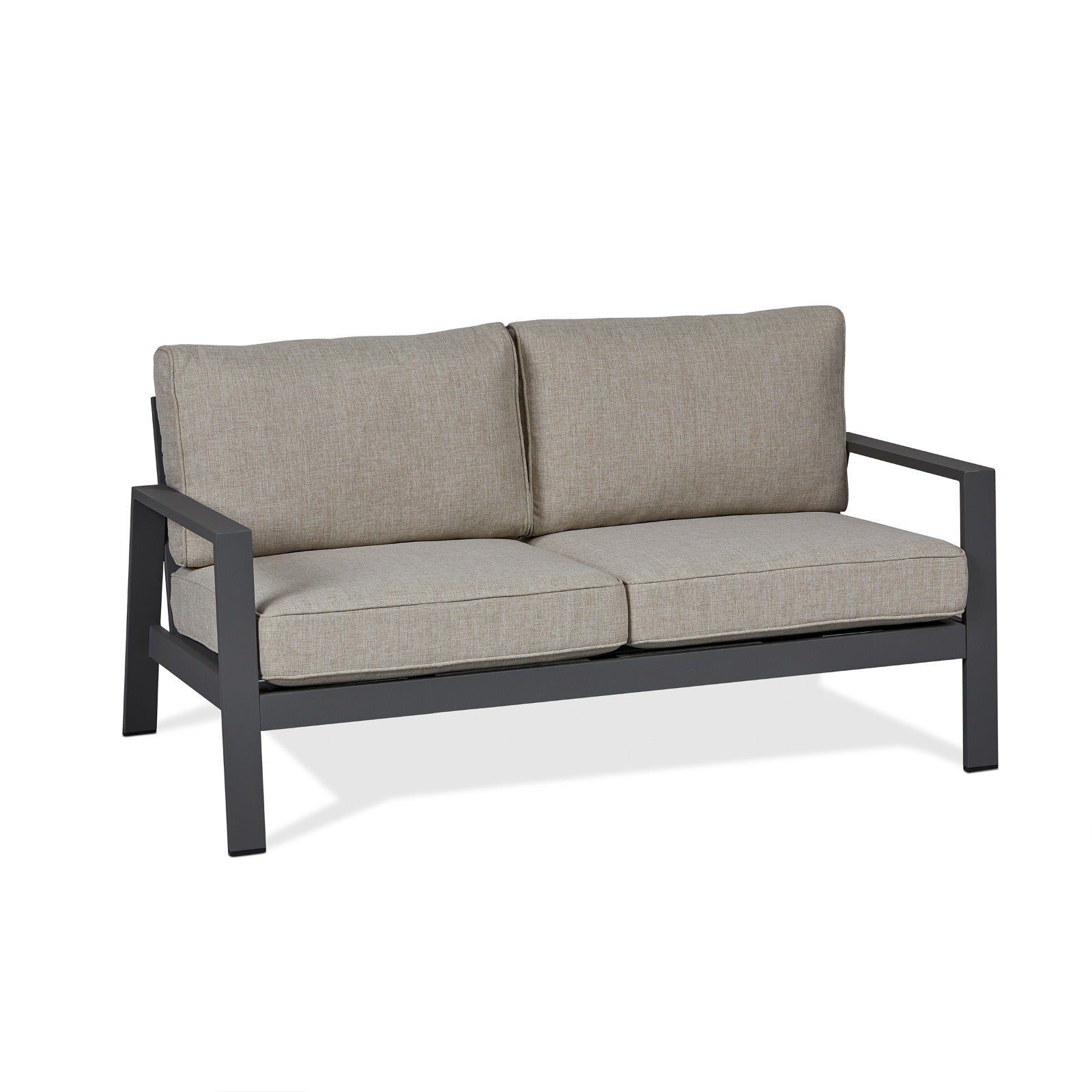 Aegean Outdoor Loveseat With Cushions - Real Flame
