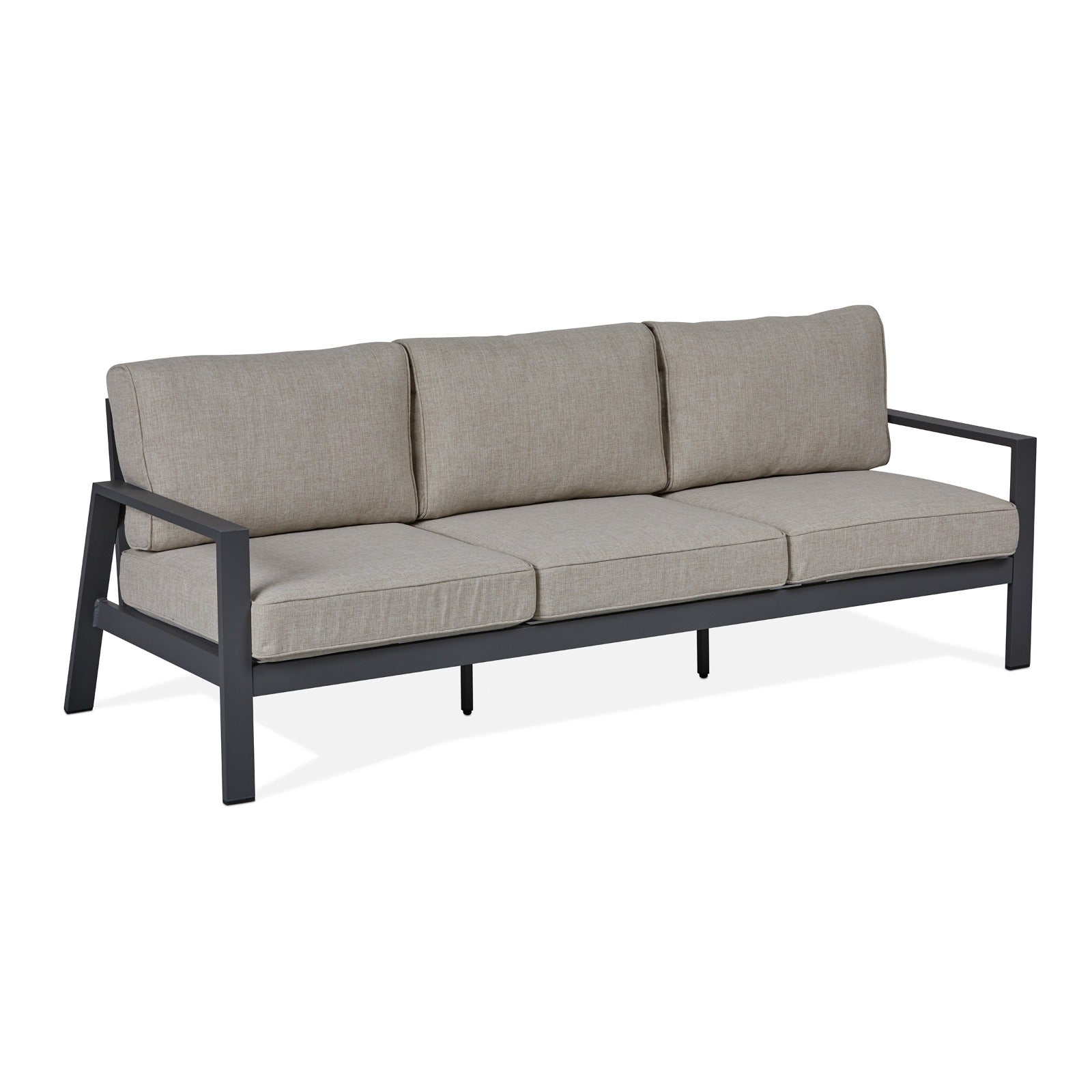 Aegean Outdoor Three Seat Sofa - Real Flame