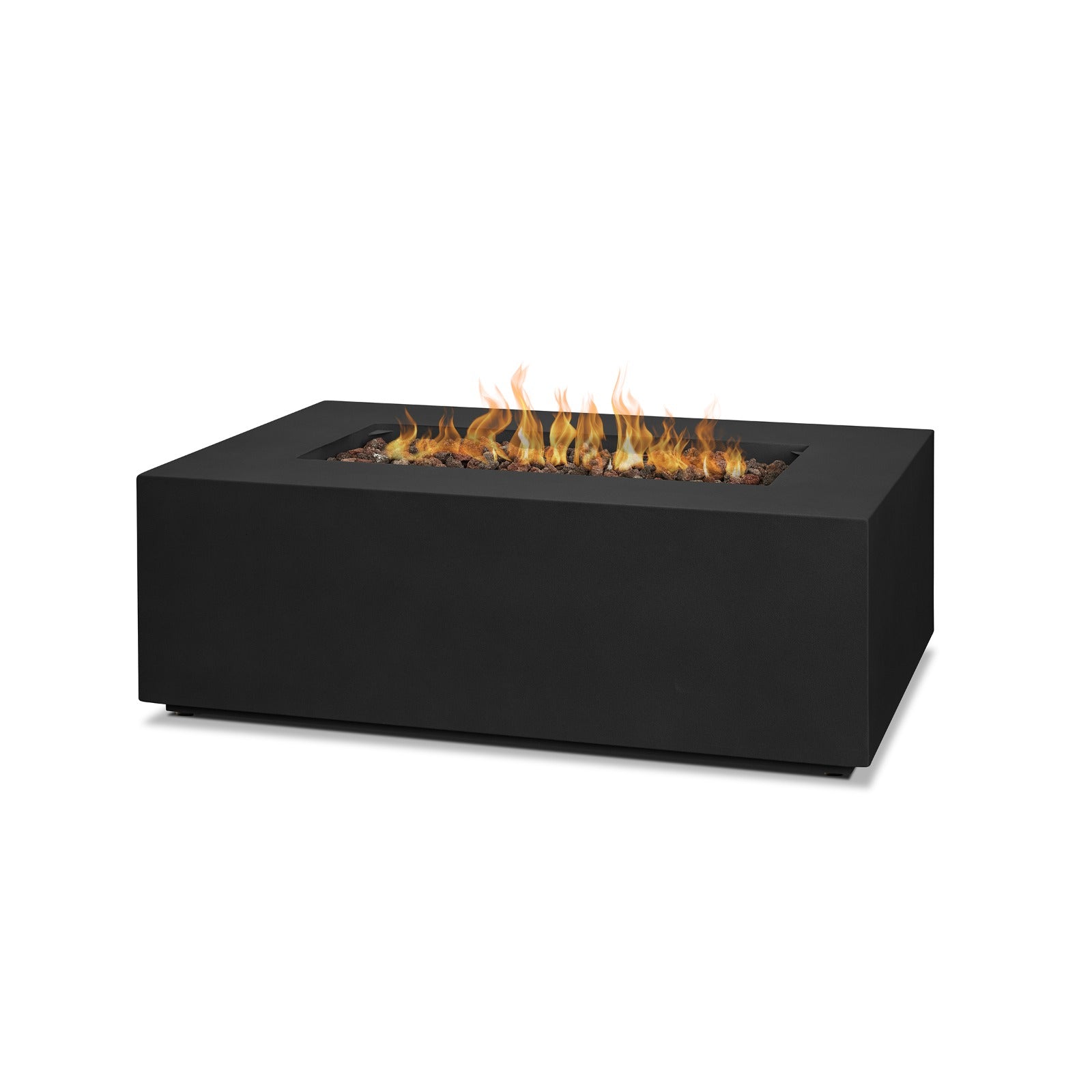 Aegean 42" Rectangle Propane or Natural Gas Fire Pit Table - Real Flame