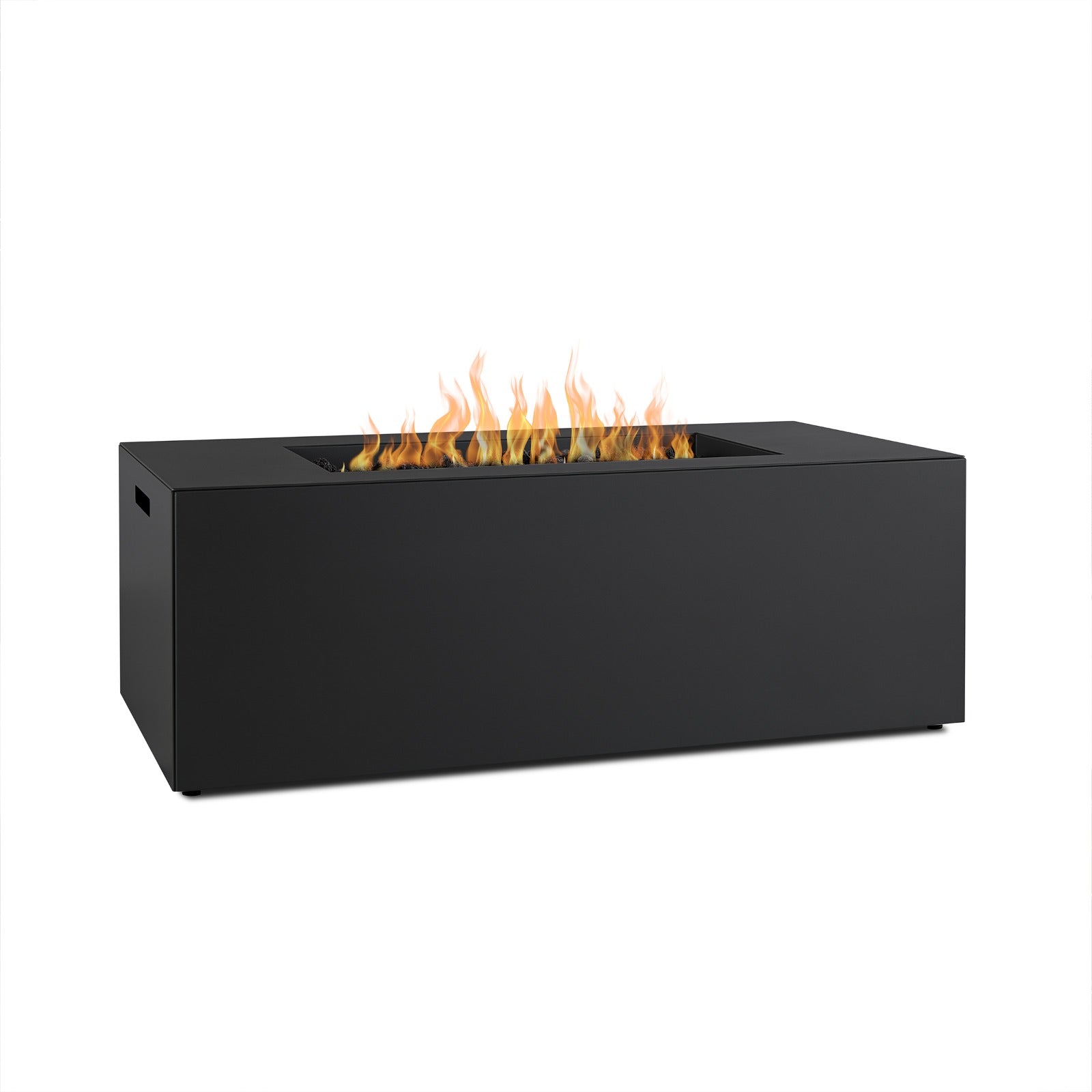 Coden 58" Rectangle Fire Pit Table With Hidden Propane Tank - Real Flame