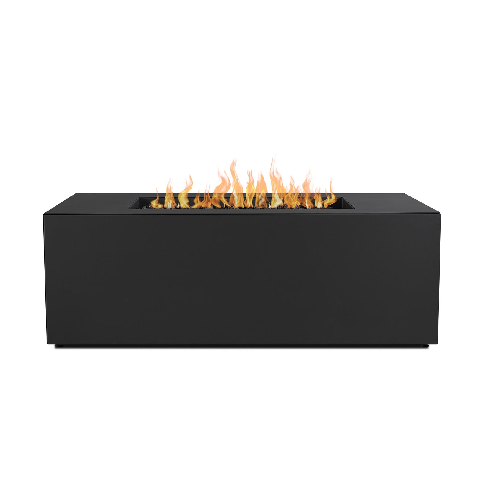 Coden 58" Rectangle Fire Pit Table With Hidden Propane Tank - Real Flame