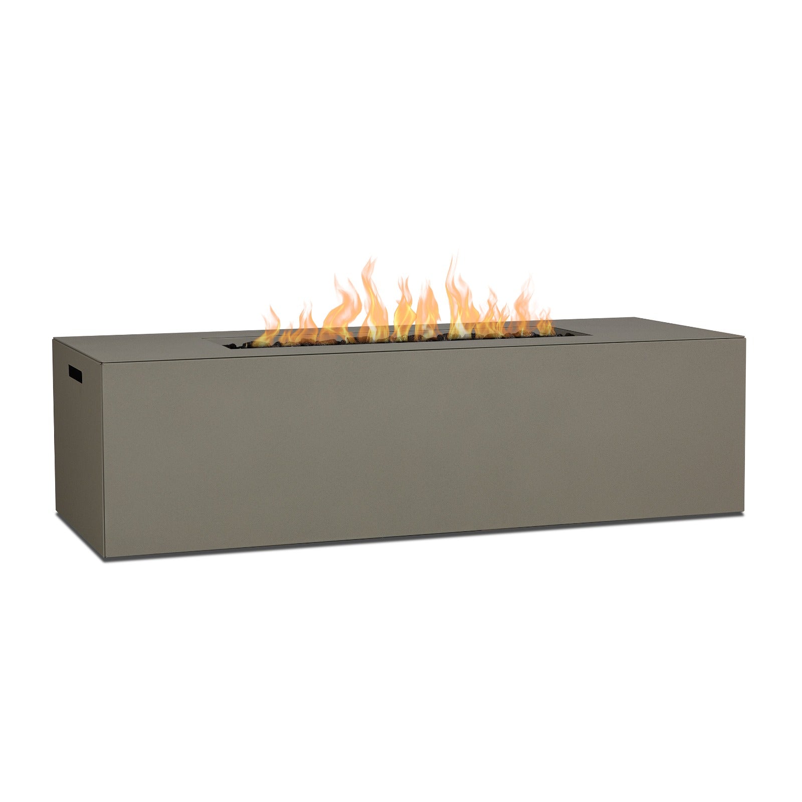 Coden 72" Rectangle Fire Pit Table With Hidden Propane Tank - Real Flame