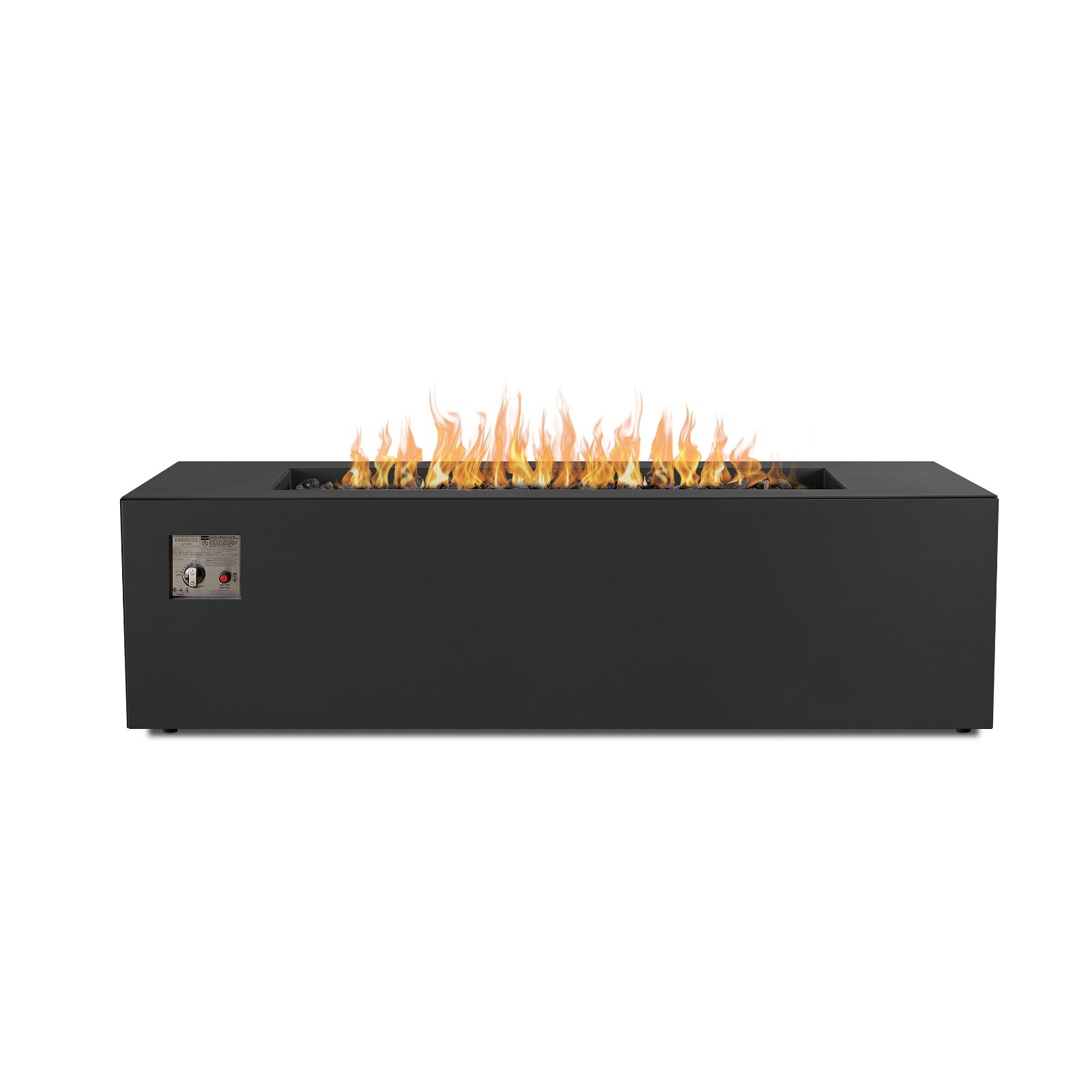 Coden 72" Rectangle Fire Pit Table With Hidden Propane Tank - Real Flame