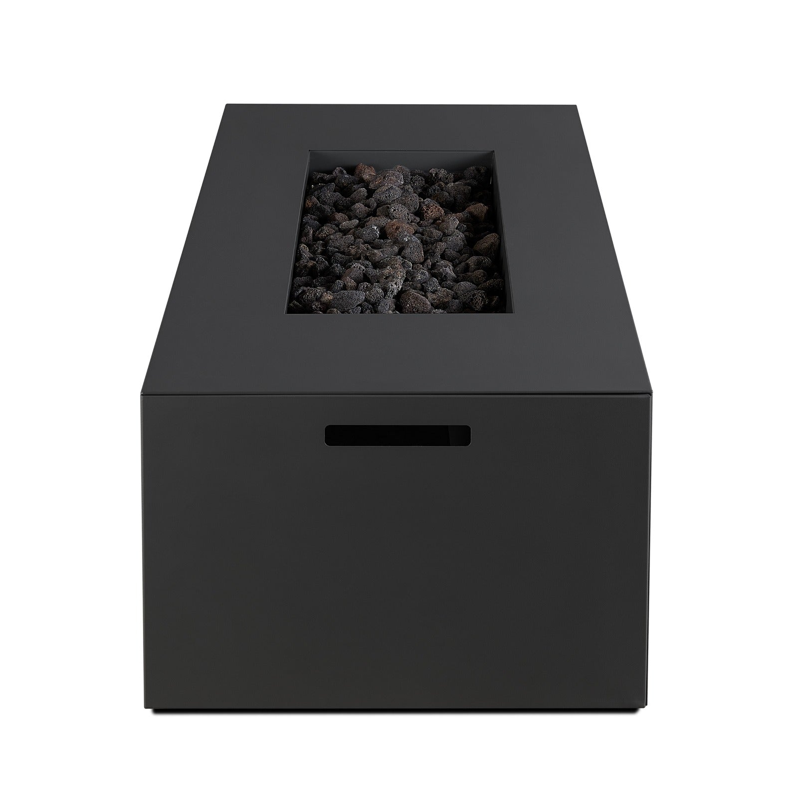 Coden 72" Rectangle Fire Pit Table With Hidden Propane Tank - Real Flame