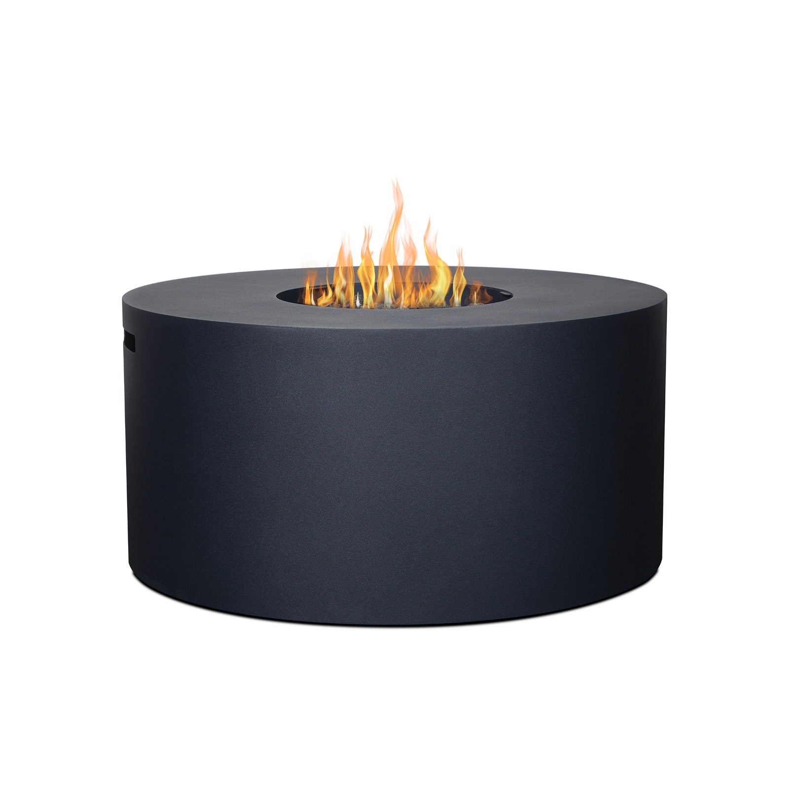 Coden Round Fire Pit Table With Hidden Propane Tank - Real Flame