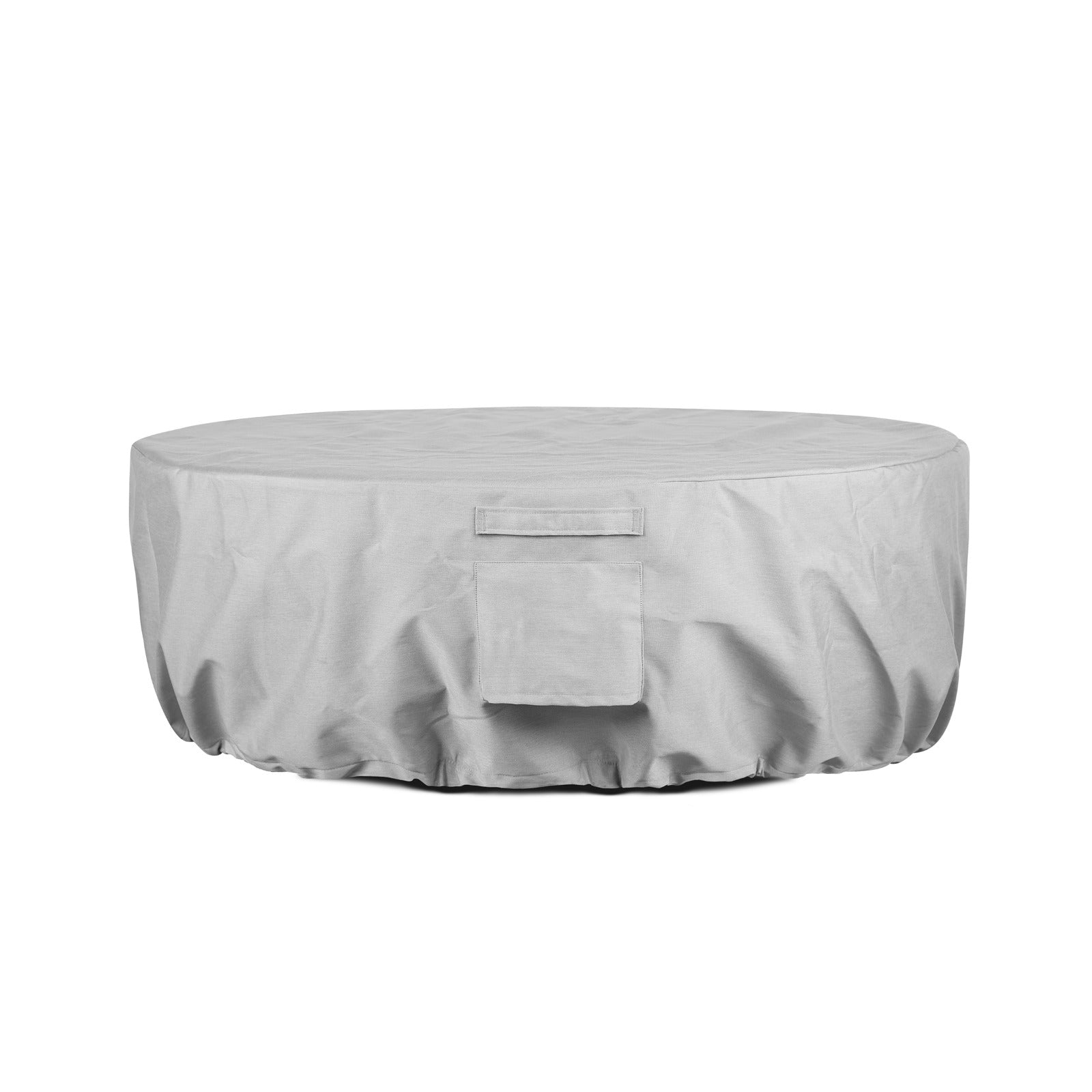 Coden Round Fire Pit Table With Hidden Propane Tank - Real Flame