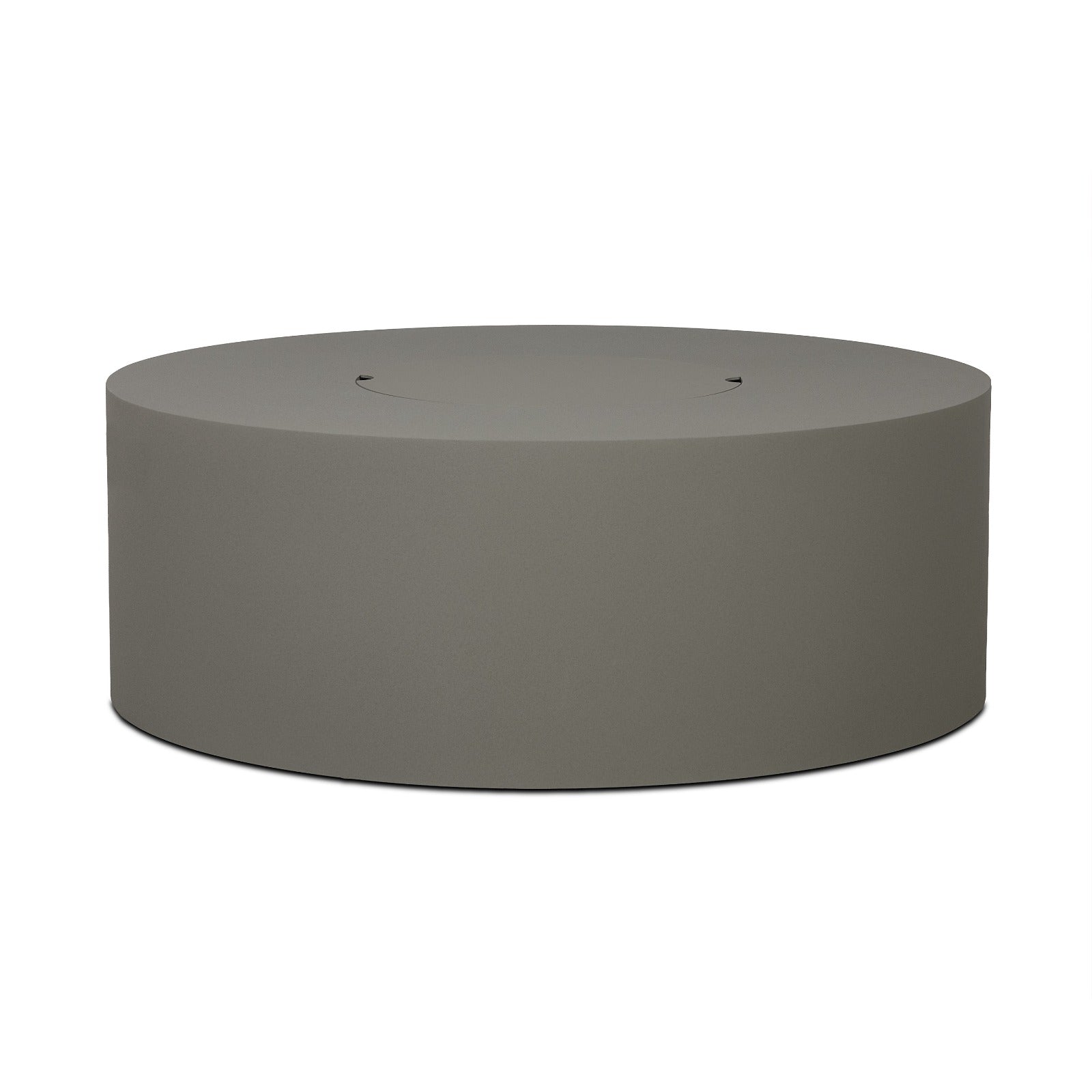 Coden Low Round Fire Pit Table With Hidden Propane Tank - Real Flame