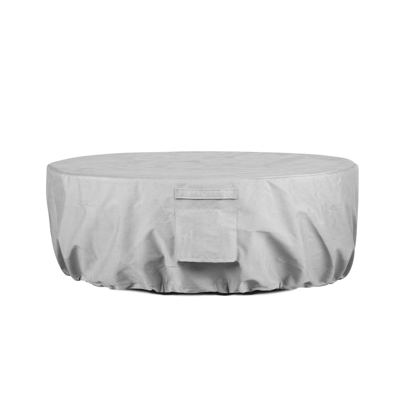 Coden Low Round Fire Pit Table With Hidden Propane Tank - Real Flame