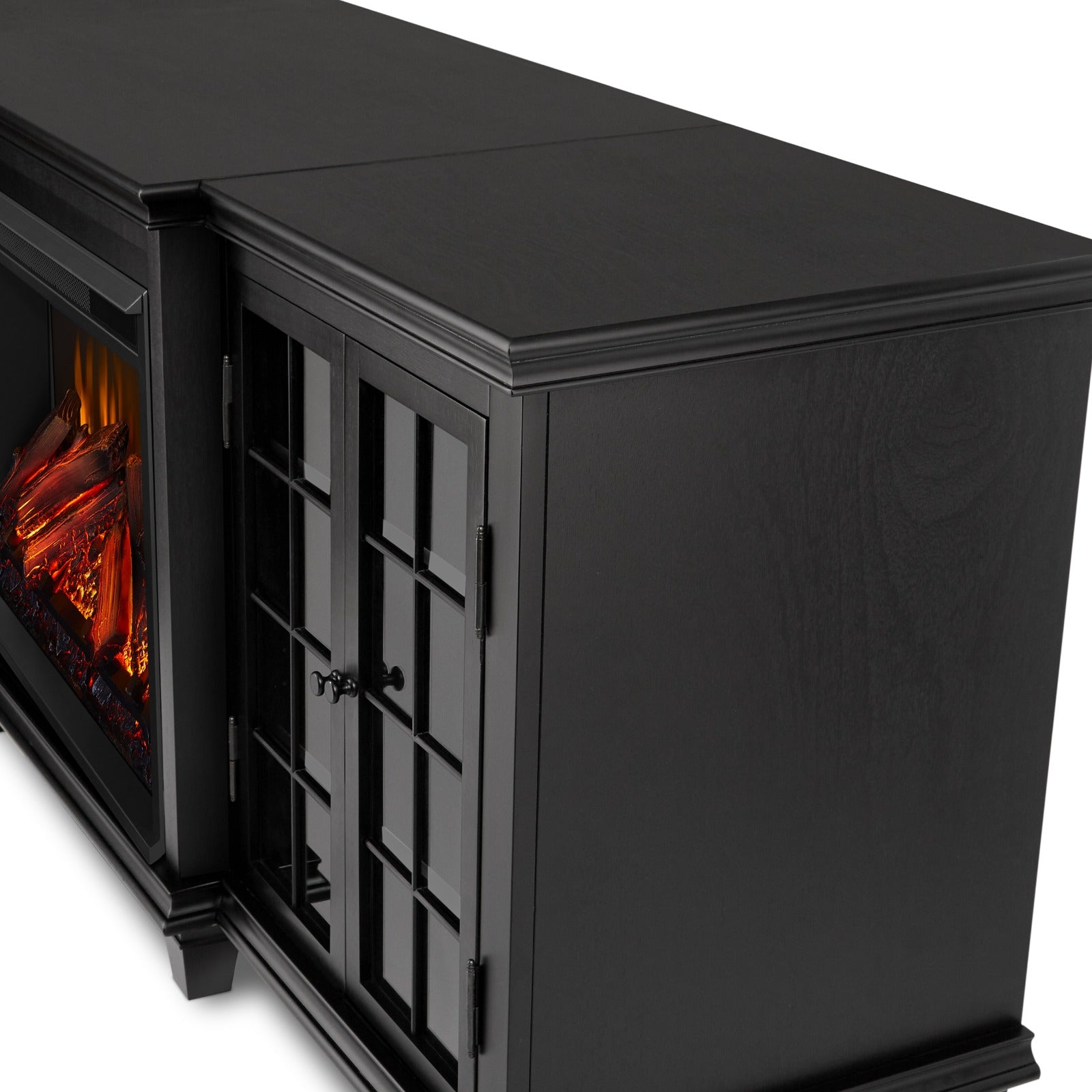 Marlowe Electric Fireplace TV Stand - Real Flame