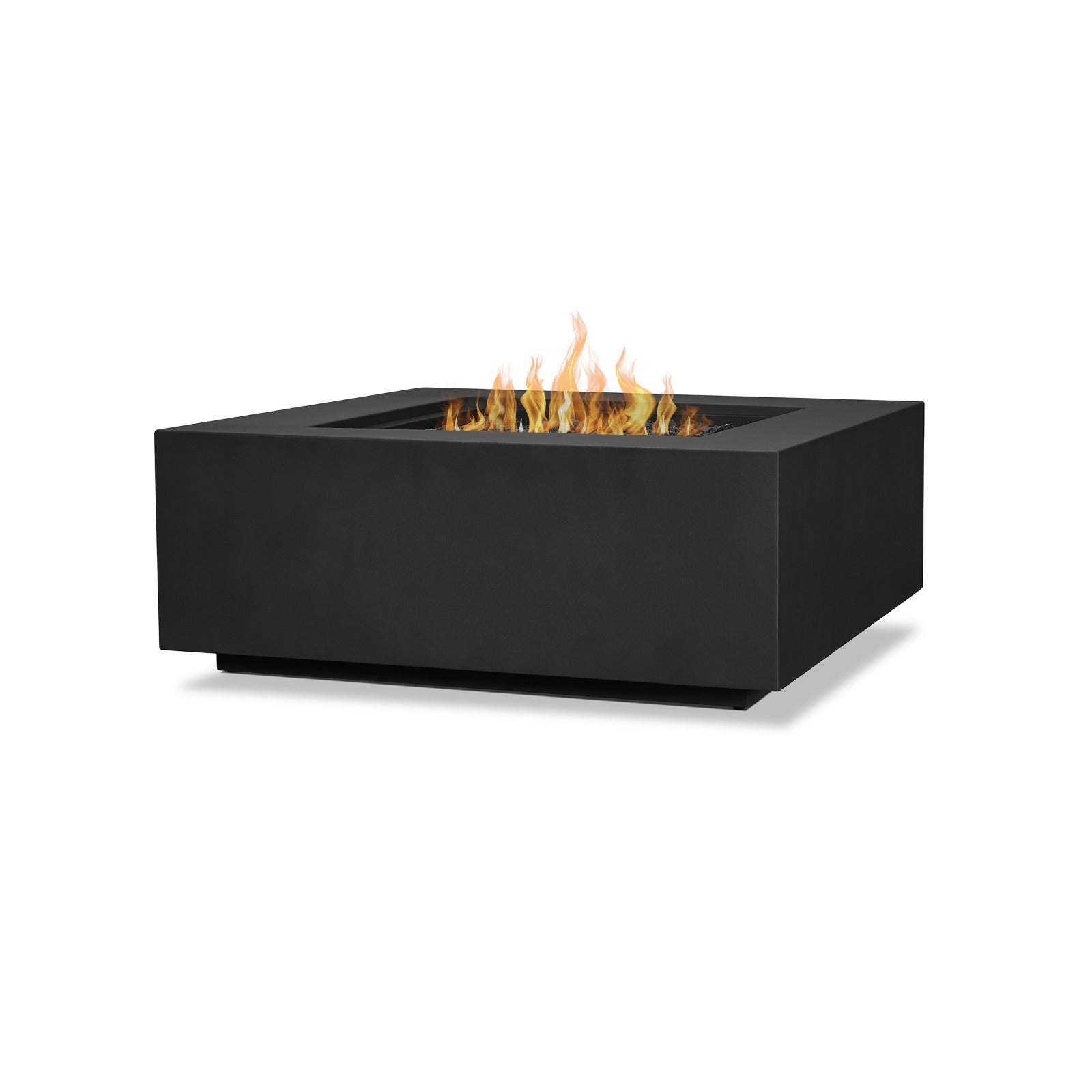 Aegean Square Propane or Natural Gas Fire Pit Table - Real Flame