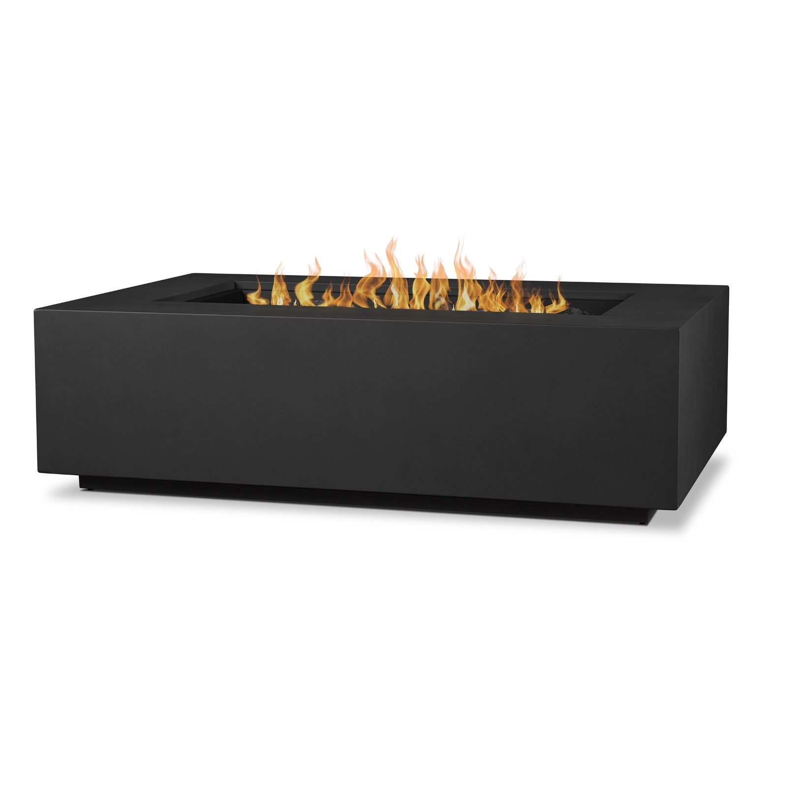 Aegean 50" Rectangle Propane or Natural Gas Fire Pit Table - Real Flame