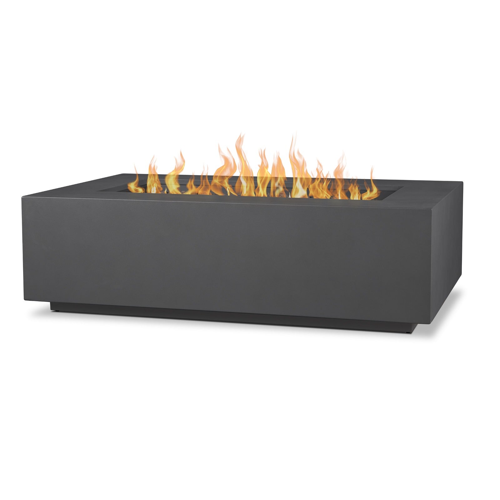 Aegean 50" Rectangle Propane or Natural Gas Fire Pit Table - Real Flame