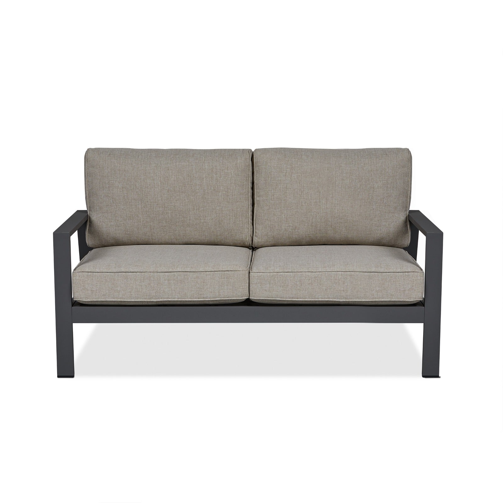 Aegean Outdoor Loveseat With Cushions - Real Flame