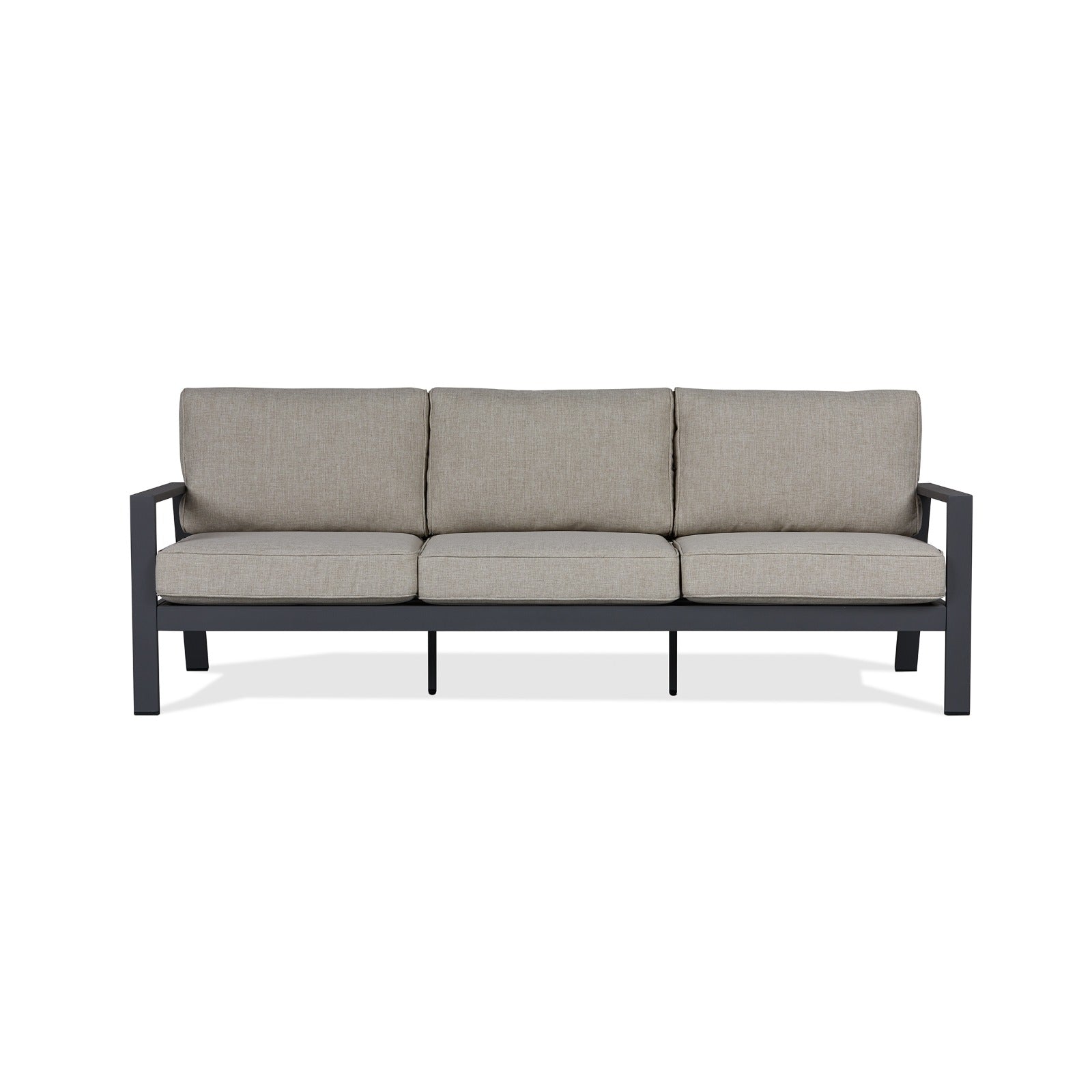 Aegean Outdoor Three Seat Sofa - Real Flame
