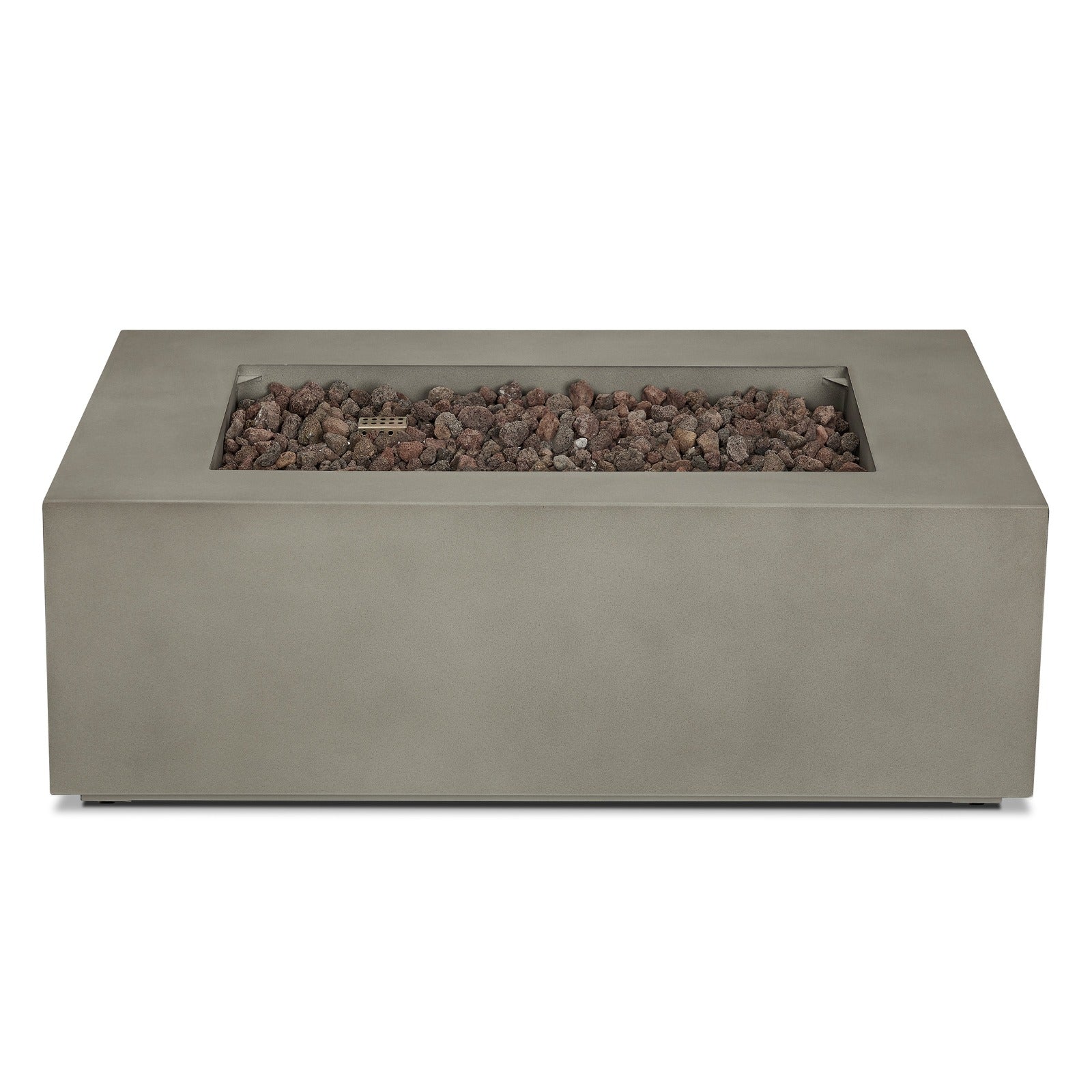 Aegean 42" Rectangle Propane or Natural Gas Fire Pit Table - Real Flame
