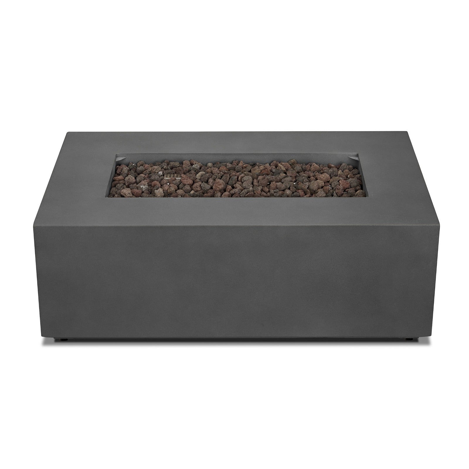 Aegean 42" Rectangle Propane or Natural Gas Fire Pit Table - Real Flame
