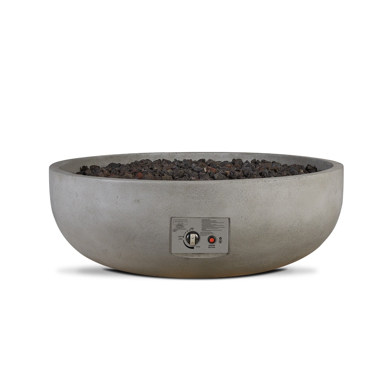 Carson 38" Propane Fire Pit Bowl - Real Flame