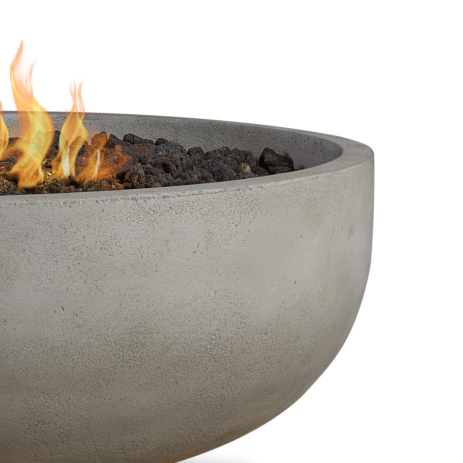 Carson 38" Natural Gas Fire Pit Bowl - Real Flame