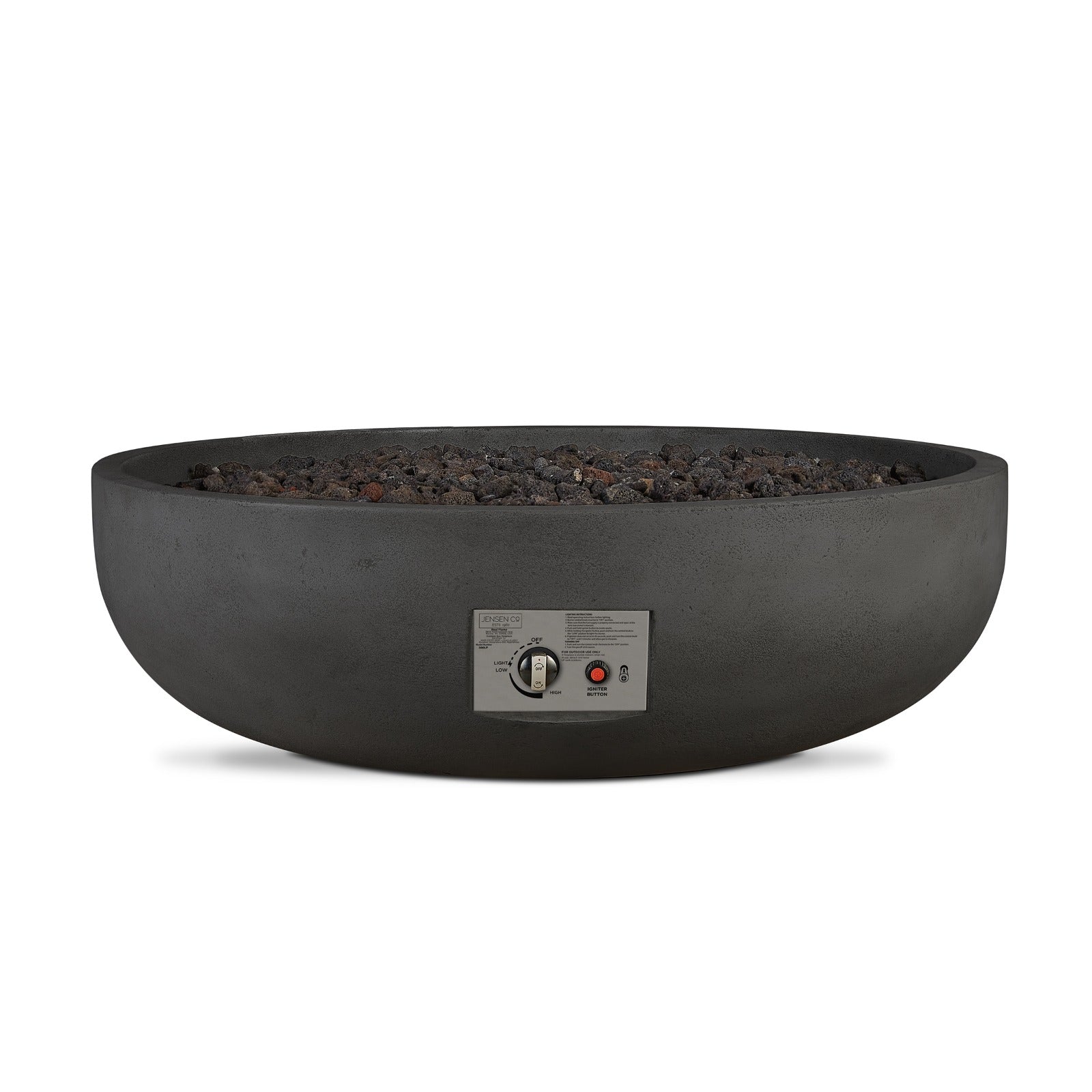 Carson 48" Propane Fire Pit Bowl - Real Flame