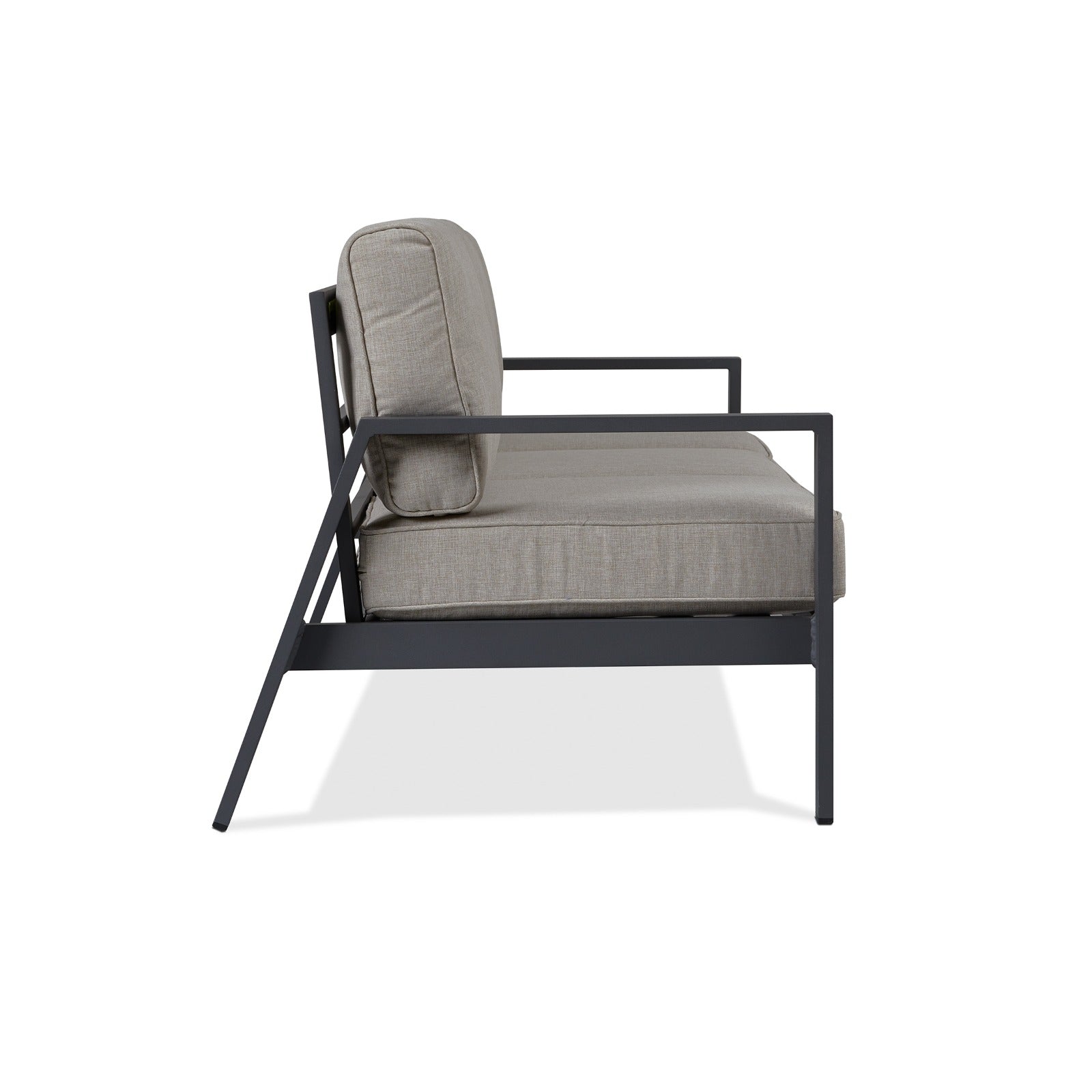 Aegean Outdoor Three Seat Sofa - Real Flame