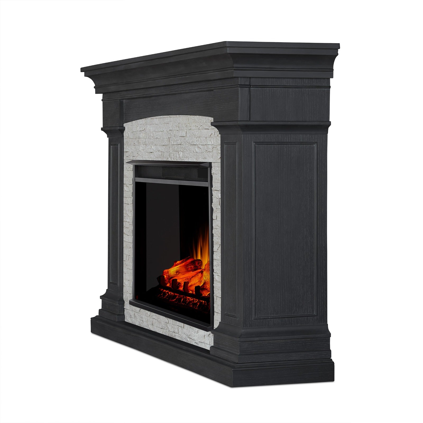 Deland Grand Electric Fireplace - Real Flame