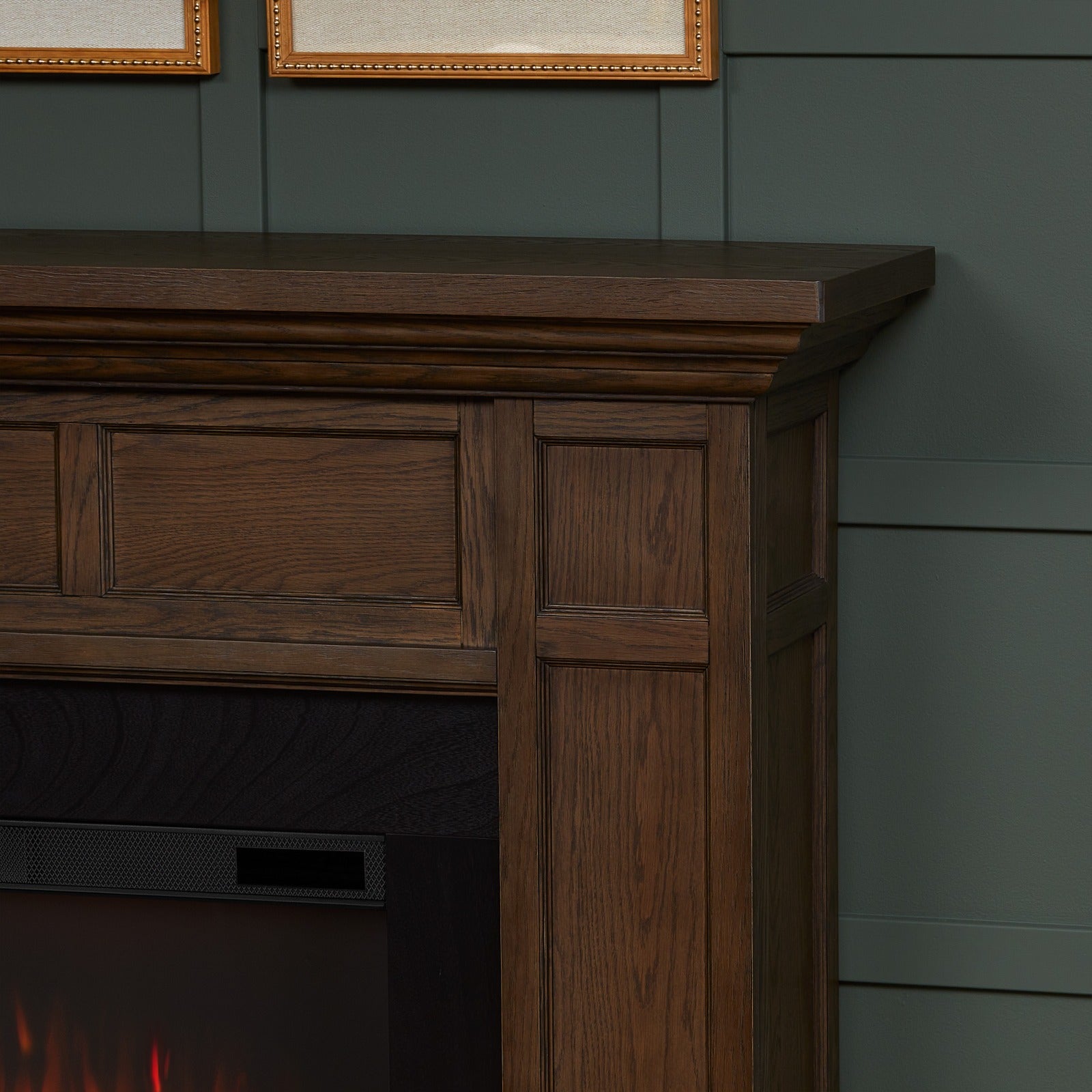 Alcott Landscape Electric Fireplace - Real Flame