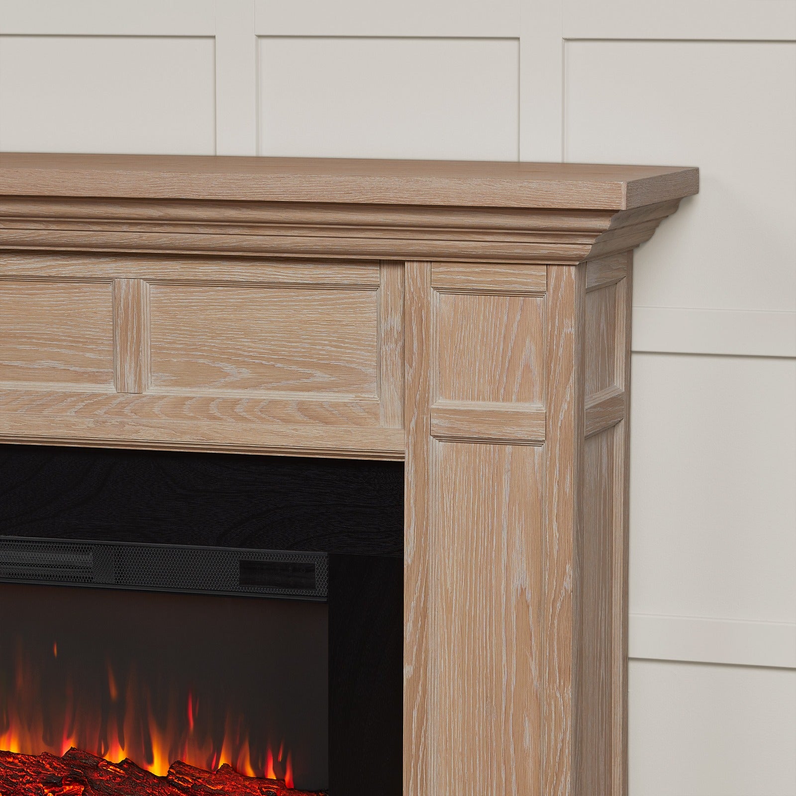 Alcott Landscape Electric Fireplace - Real Flame