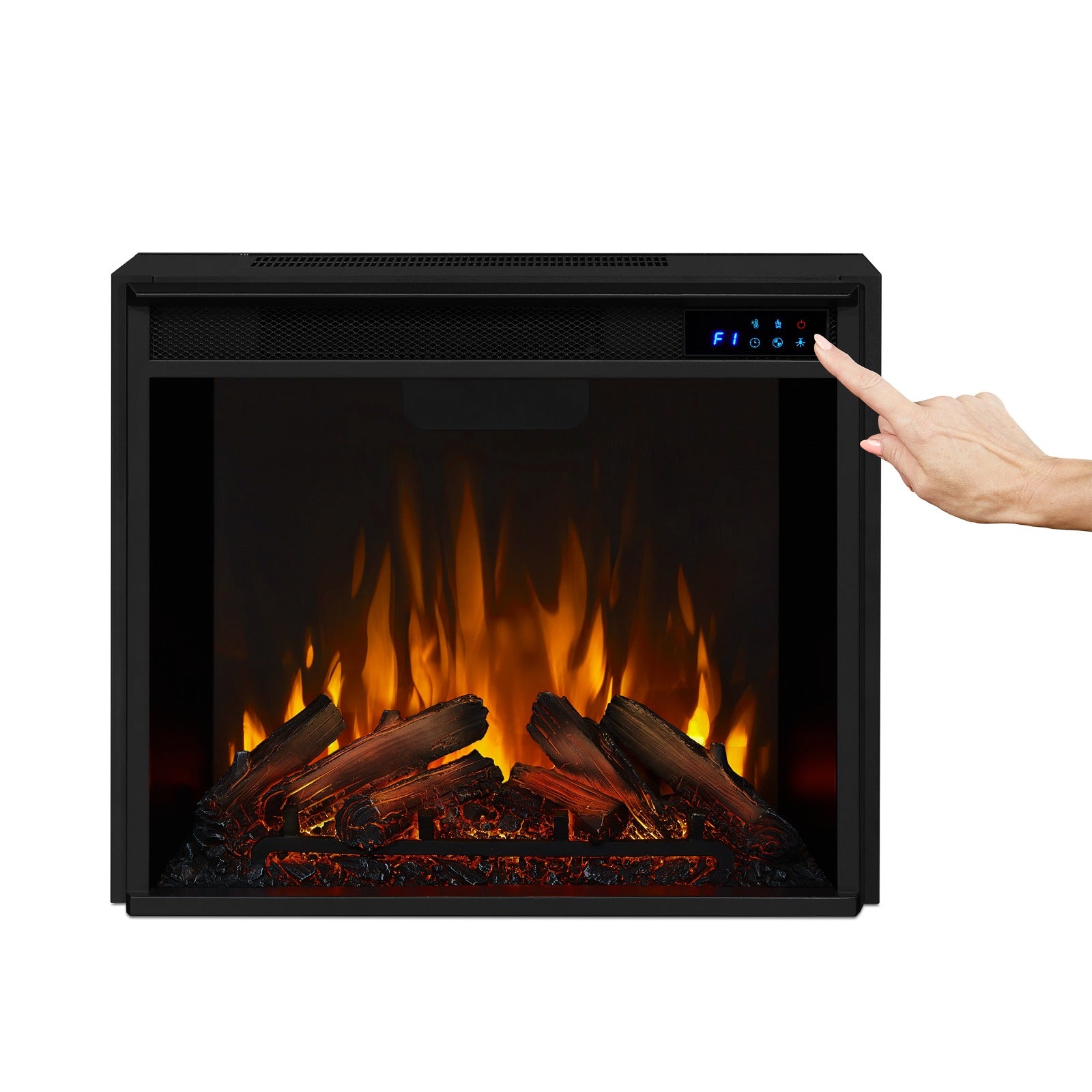 Fresno Electric Fireplace TV Stand - Real Flame
