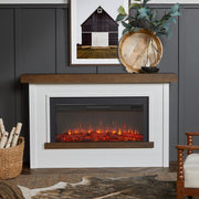 Bernice Landscape Electric Fireplace - Real Flame