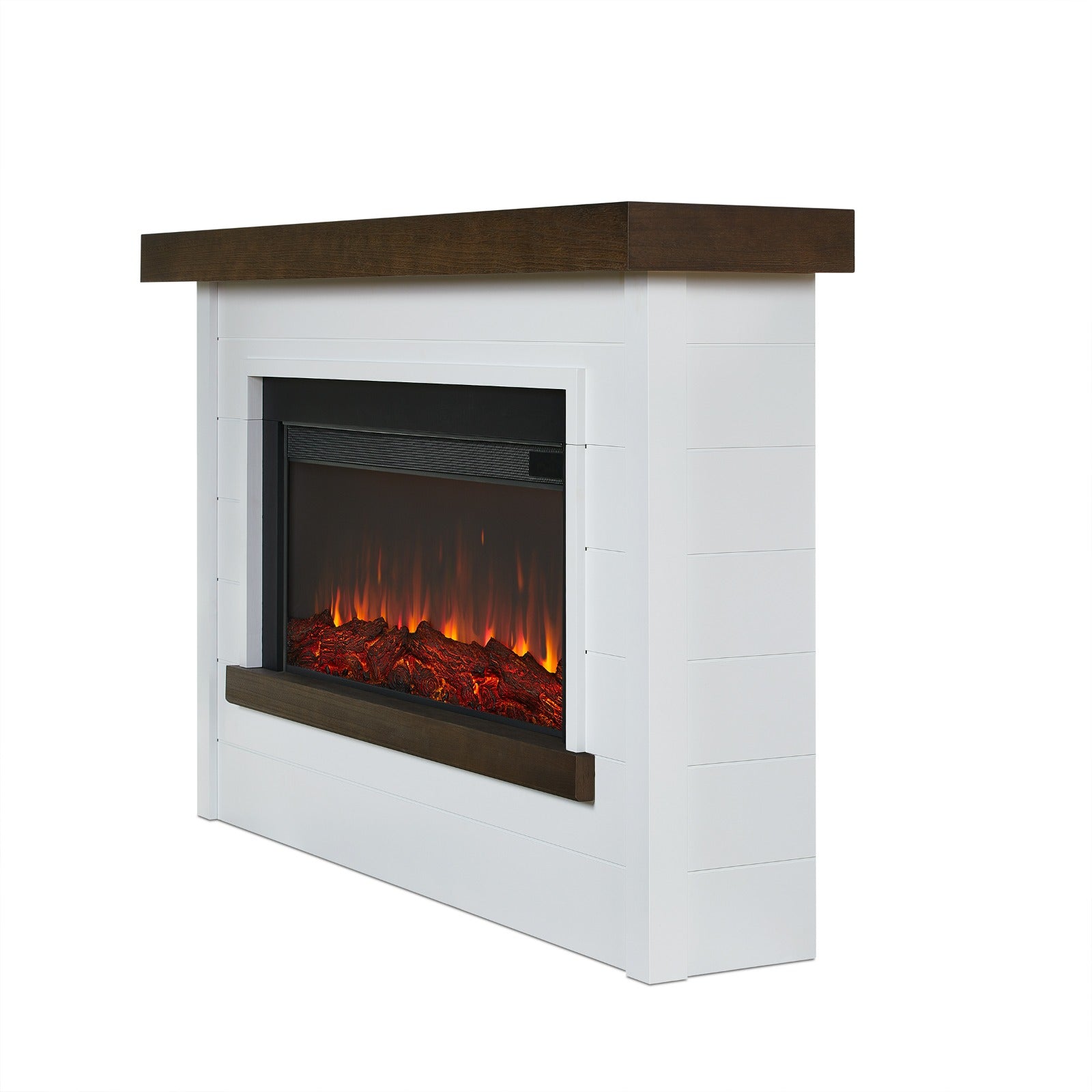 Bernice Landscape Electric Fireplace - Real Flame