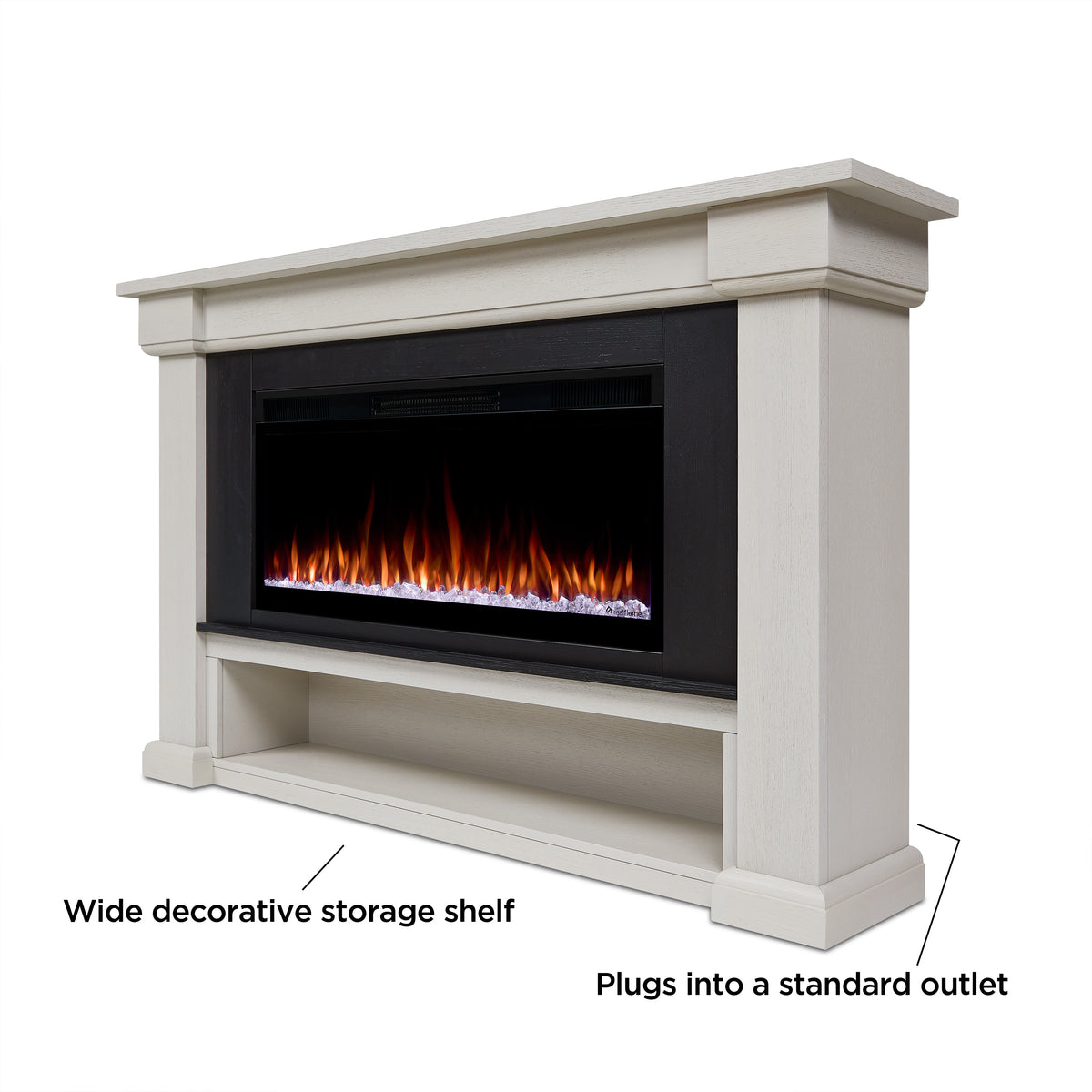 Bristow SMART Landscape Electric Fireplace - Real Flame