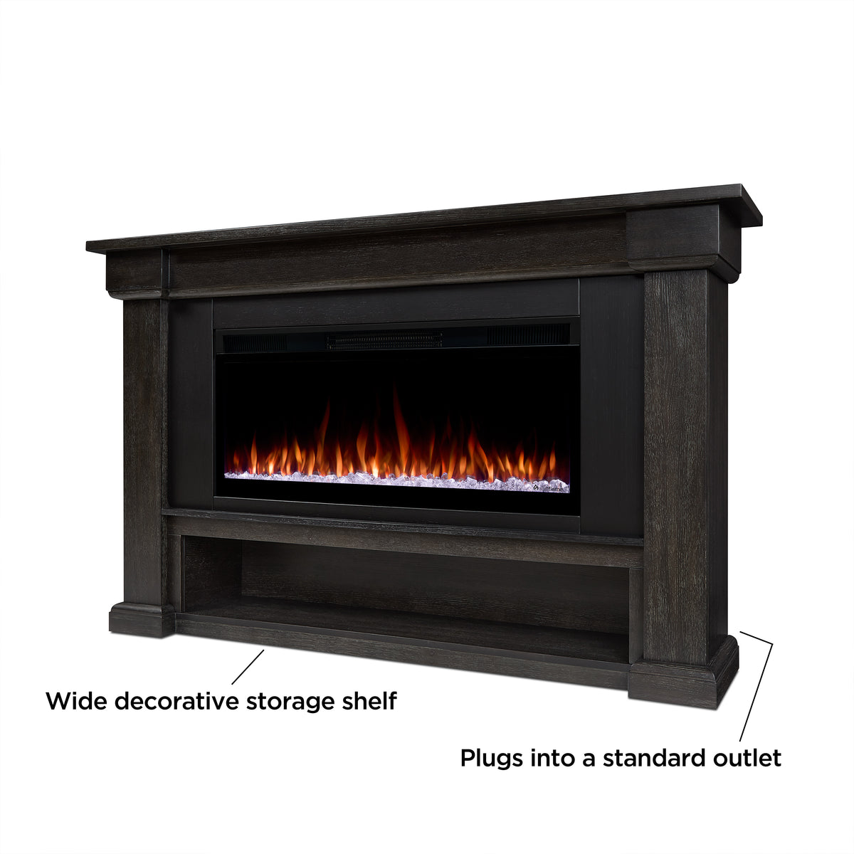 Bristow SMART Landscape Electric Fireplace - Real Flame