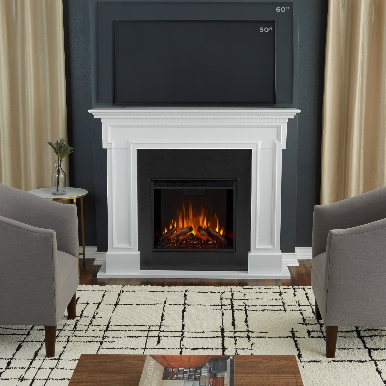 Thayer Electric Fireplace - Real Flame