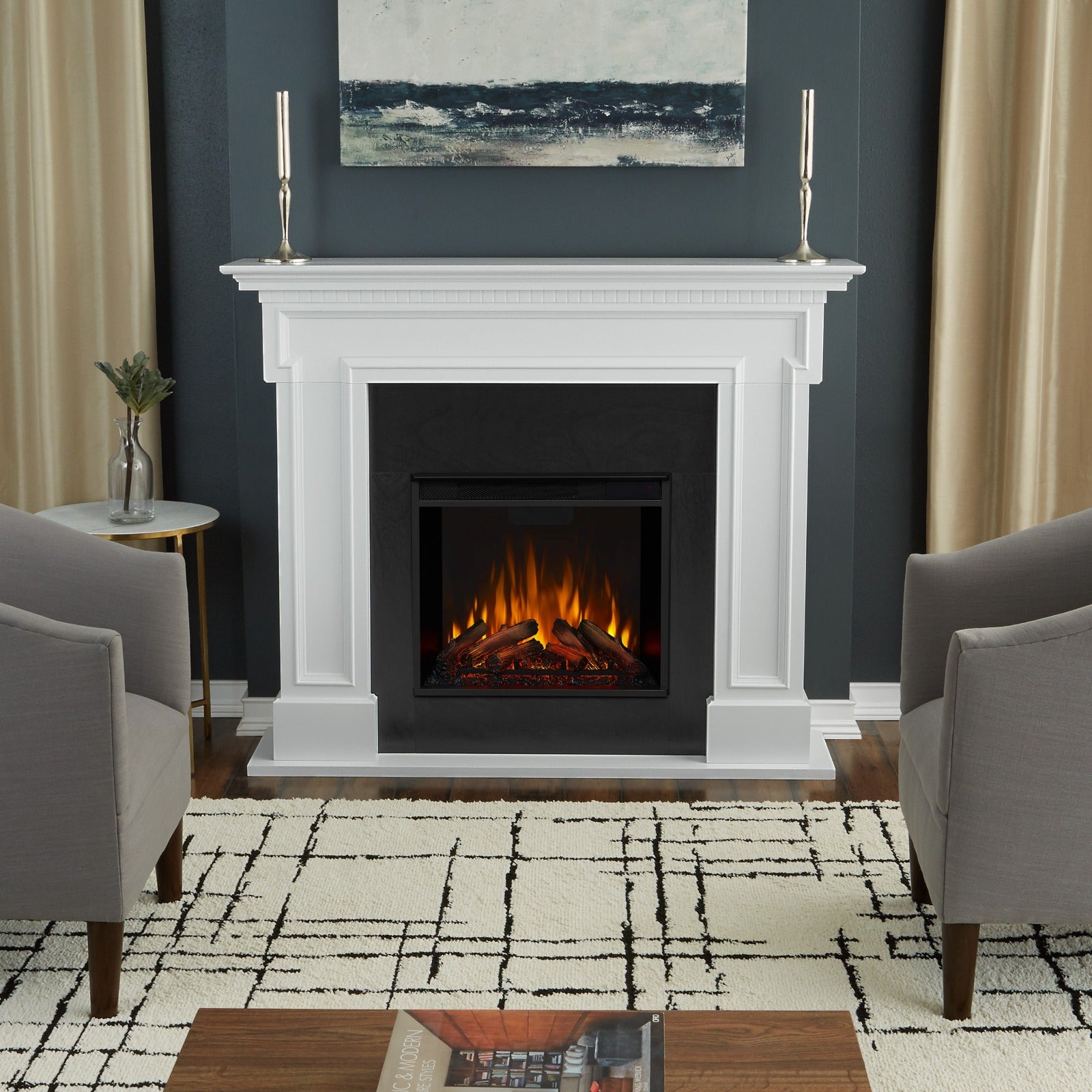 Thayer Electric Fireplace - Real Flame