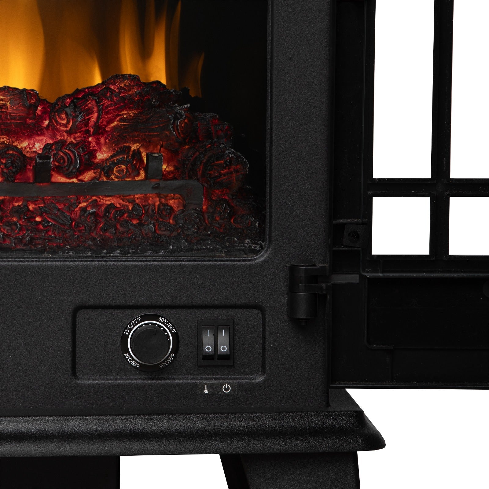 Foster Electric Fireplace - Real Flame
