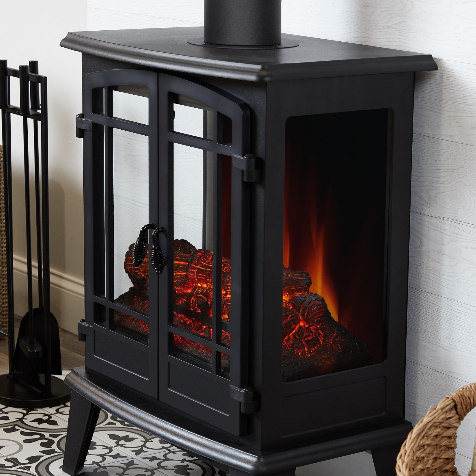 Foster Electric Fireplace - Real Flame