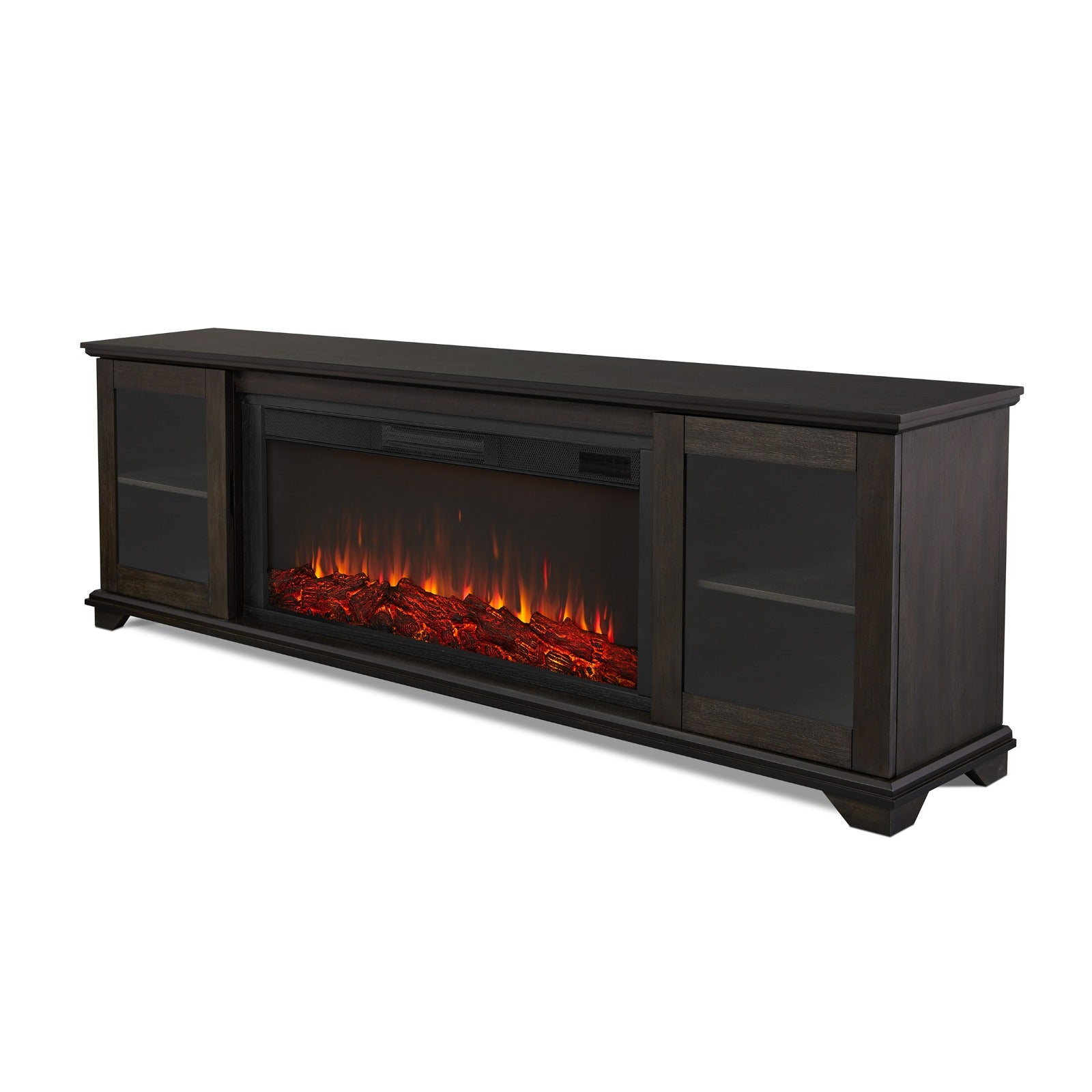 Benjamin Landscape Electric Fireplace TV Stand - Real Flame