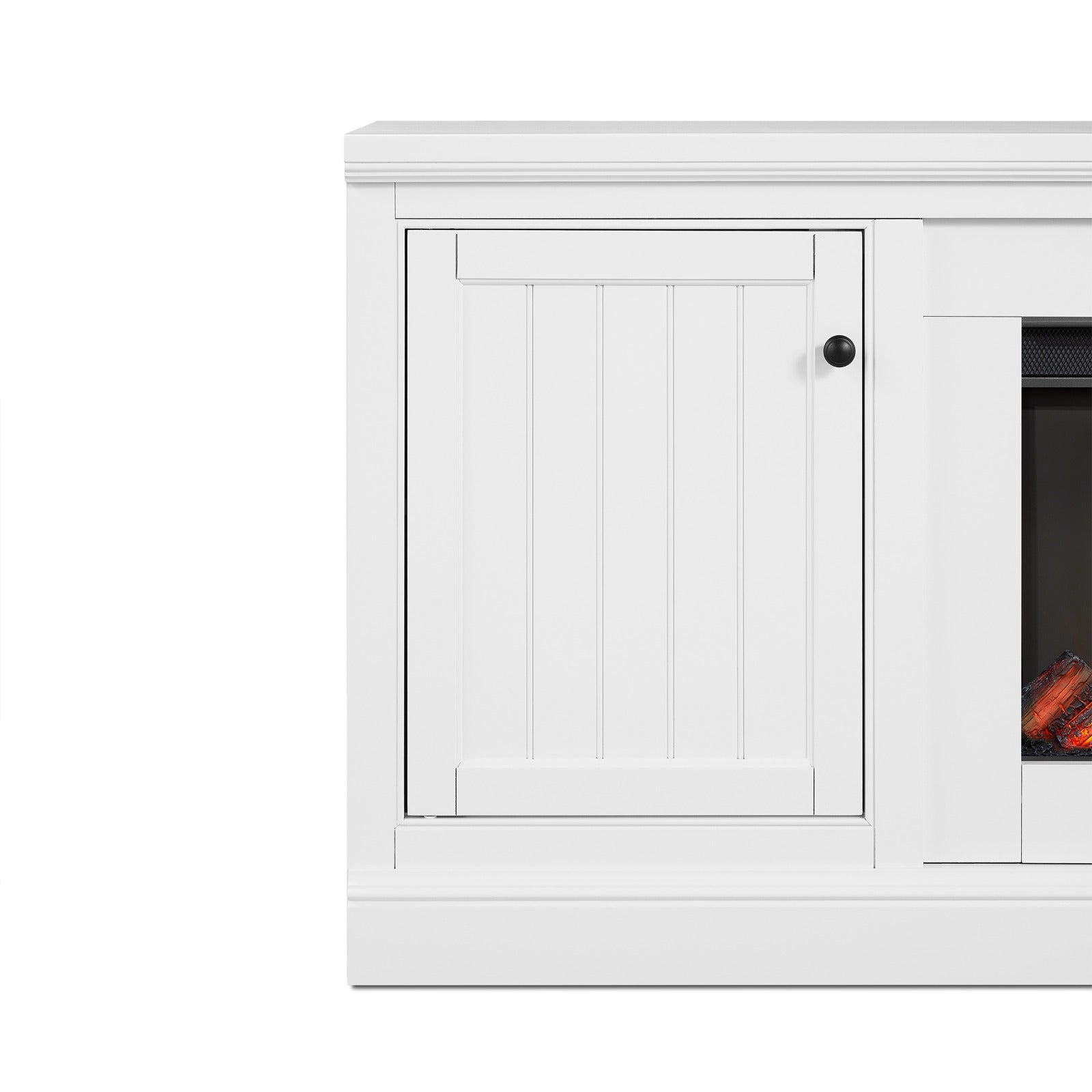 Bernadette Slim Electric Fireplace TV Stand - Real Flame