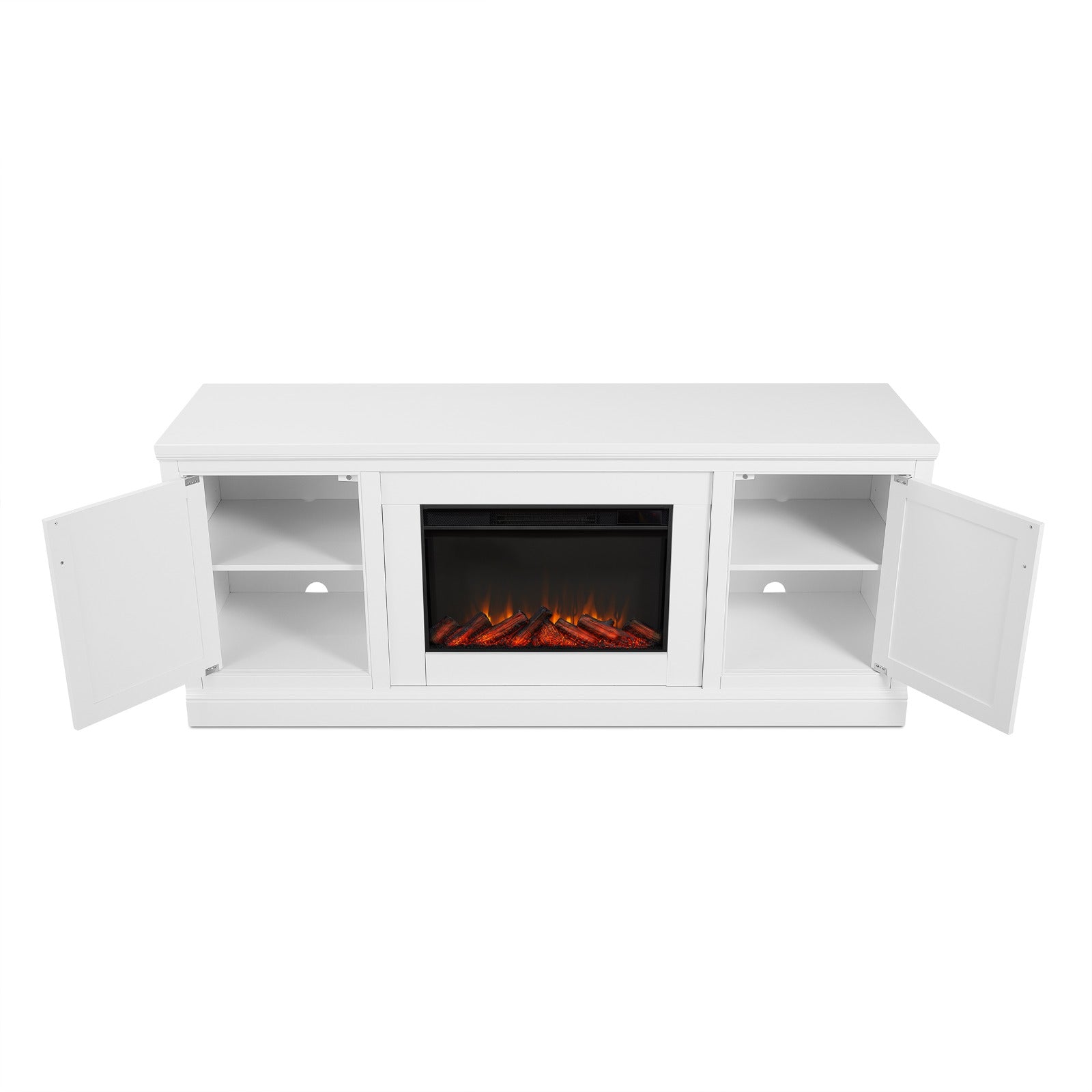 Bernadette Slim Electric Fireplace TV Stand - Real Flame