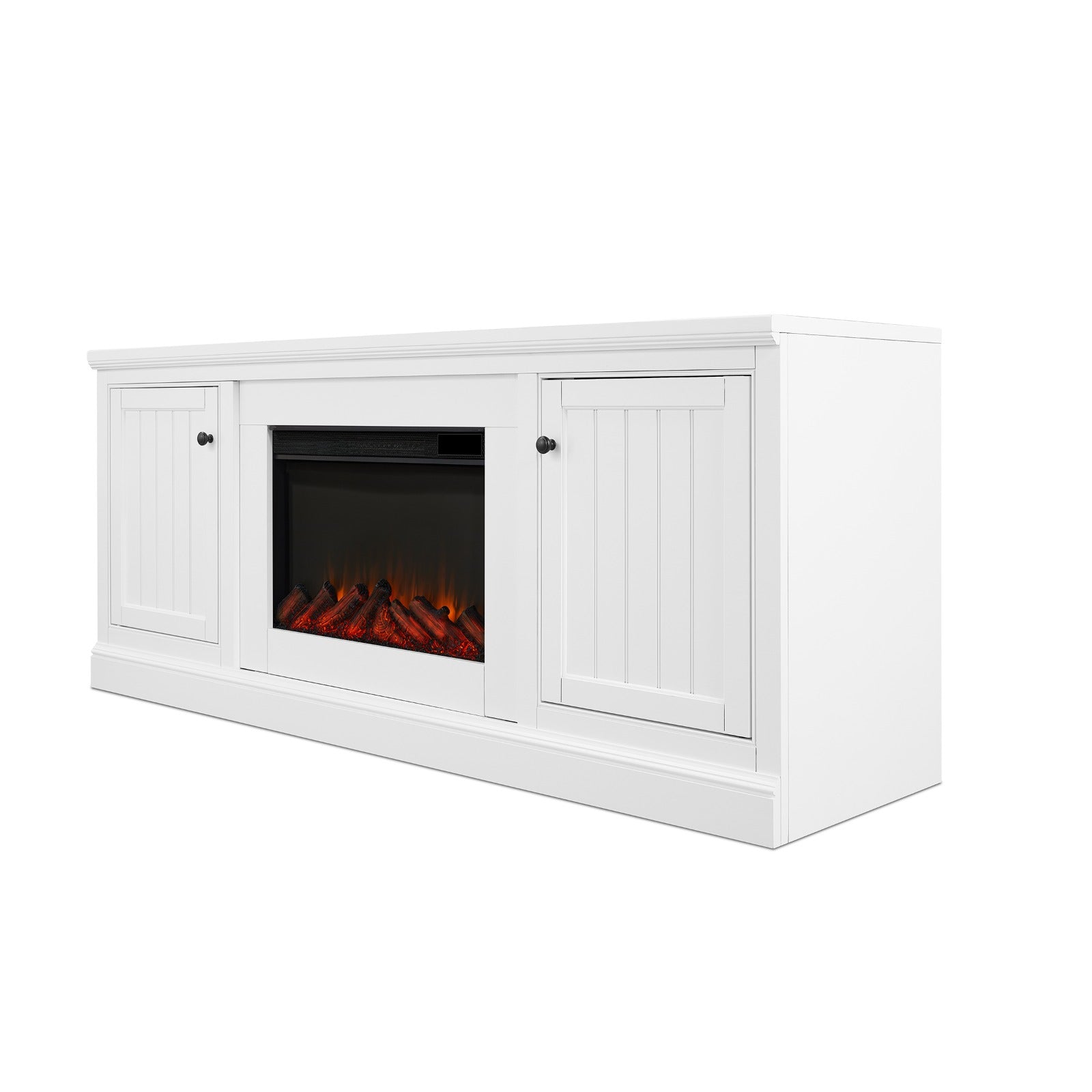 Bernadette Slim Electric Fireplace TV Stand - Real Flame