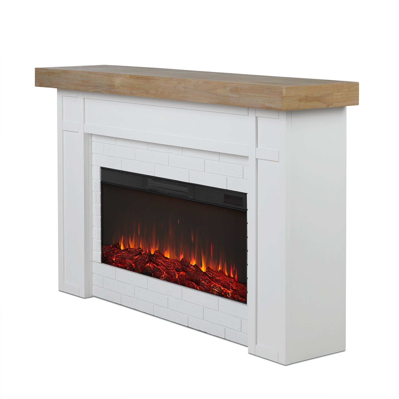 Cravenhall Landscape Electric Fireplace - Real Flame