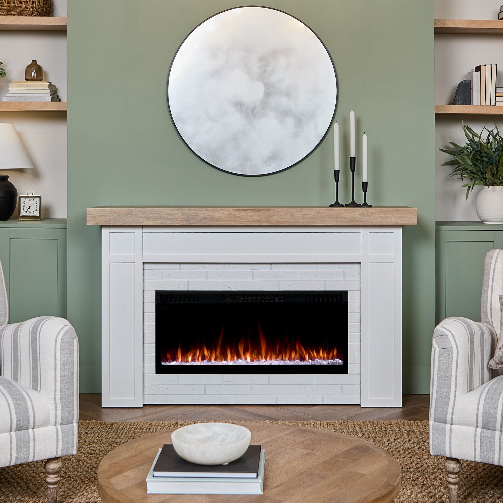 Cravenhall SMART Landscape Electric Fireplace - Real Flame
