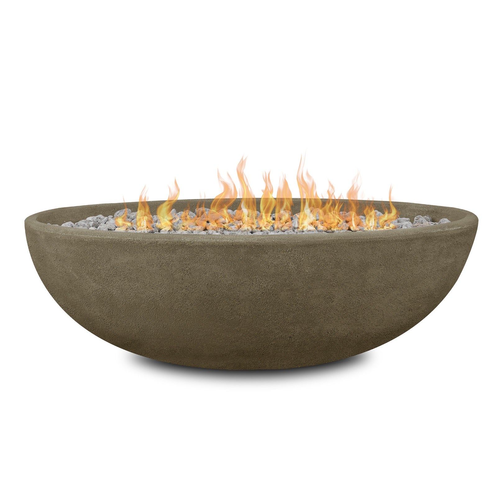 Riverside 48" Oval Propane Fire Pit Bowl - Real Flame