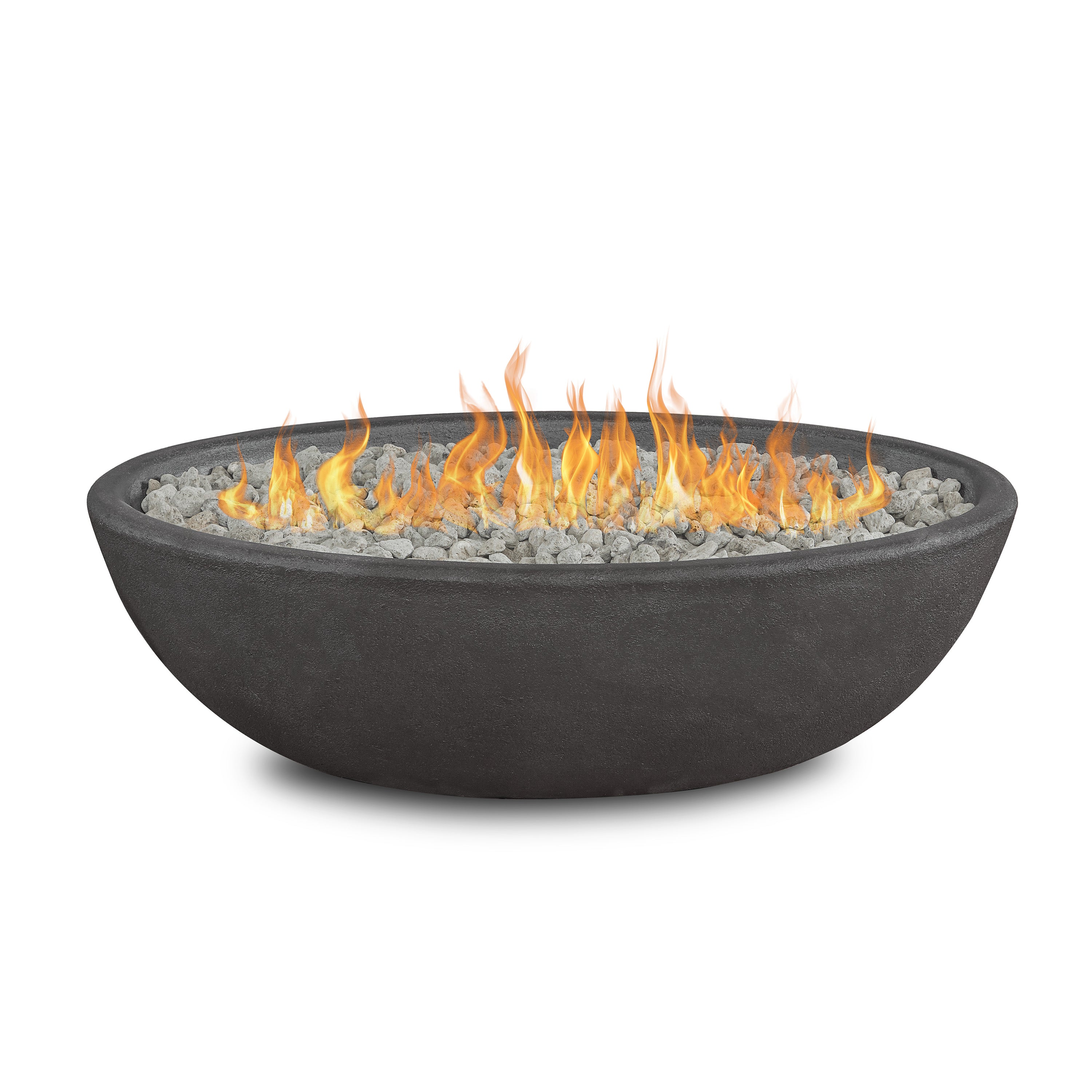 Riverside 48" Oval Propane Fire Pit Bowl - Real Flame