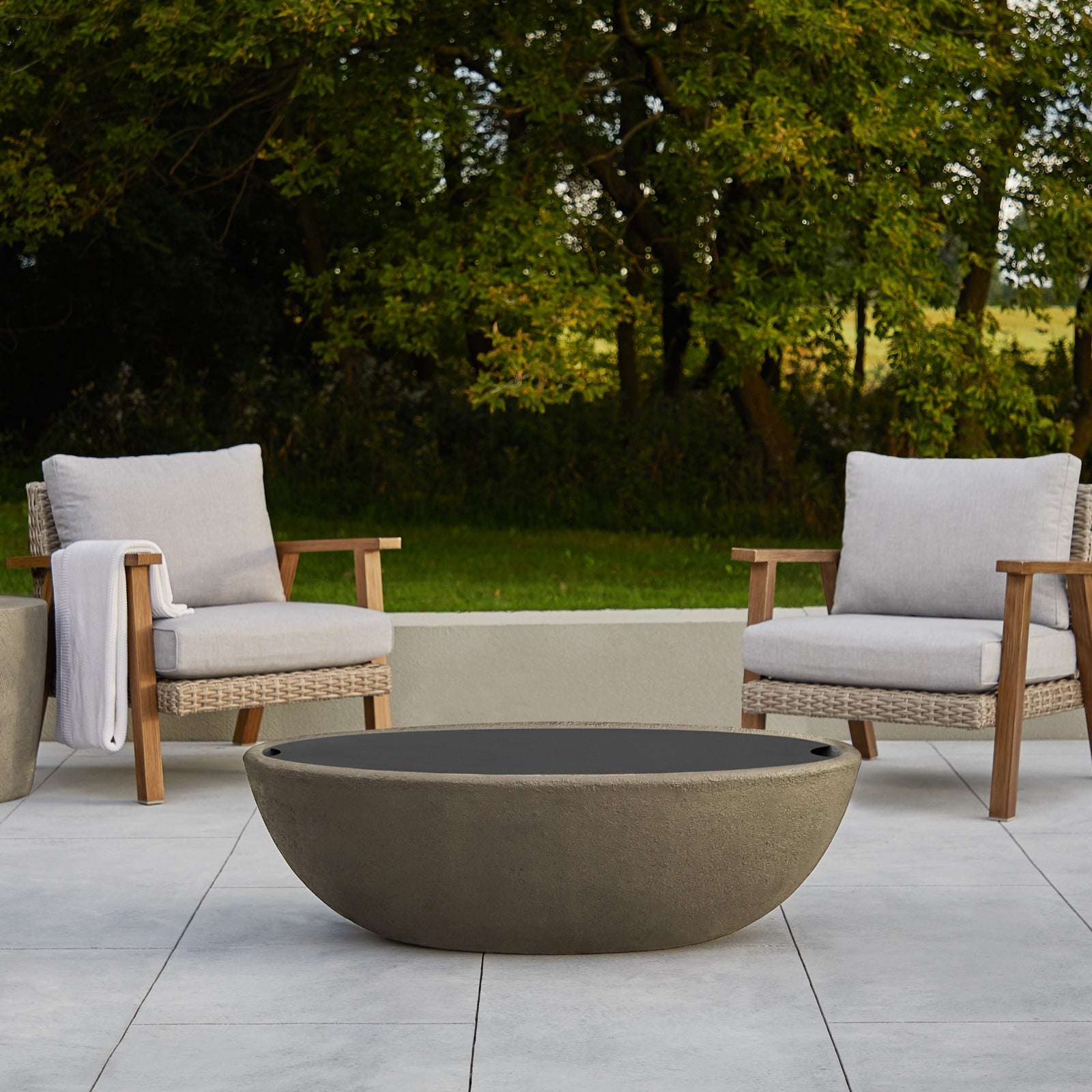 Riverside Oval Steel Burner Lid - Real Flame