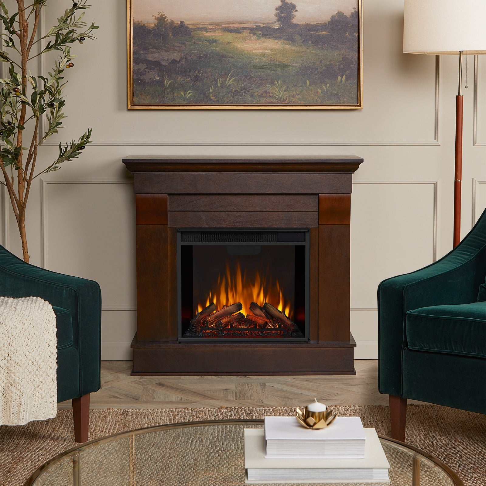 Chateau Electric Fireplace - Real Flame