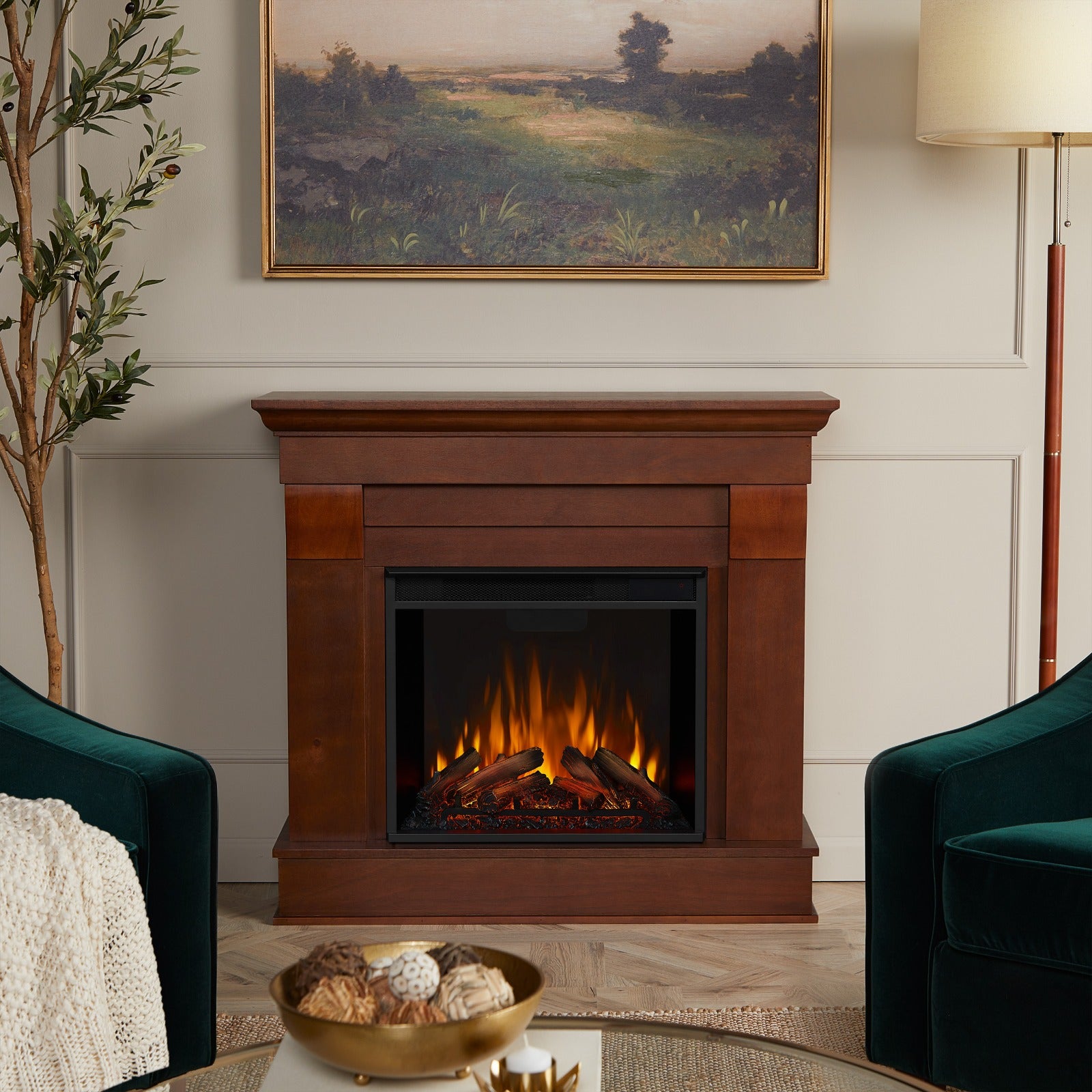 Chateau Electric Fireplace - Real Flame