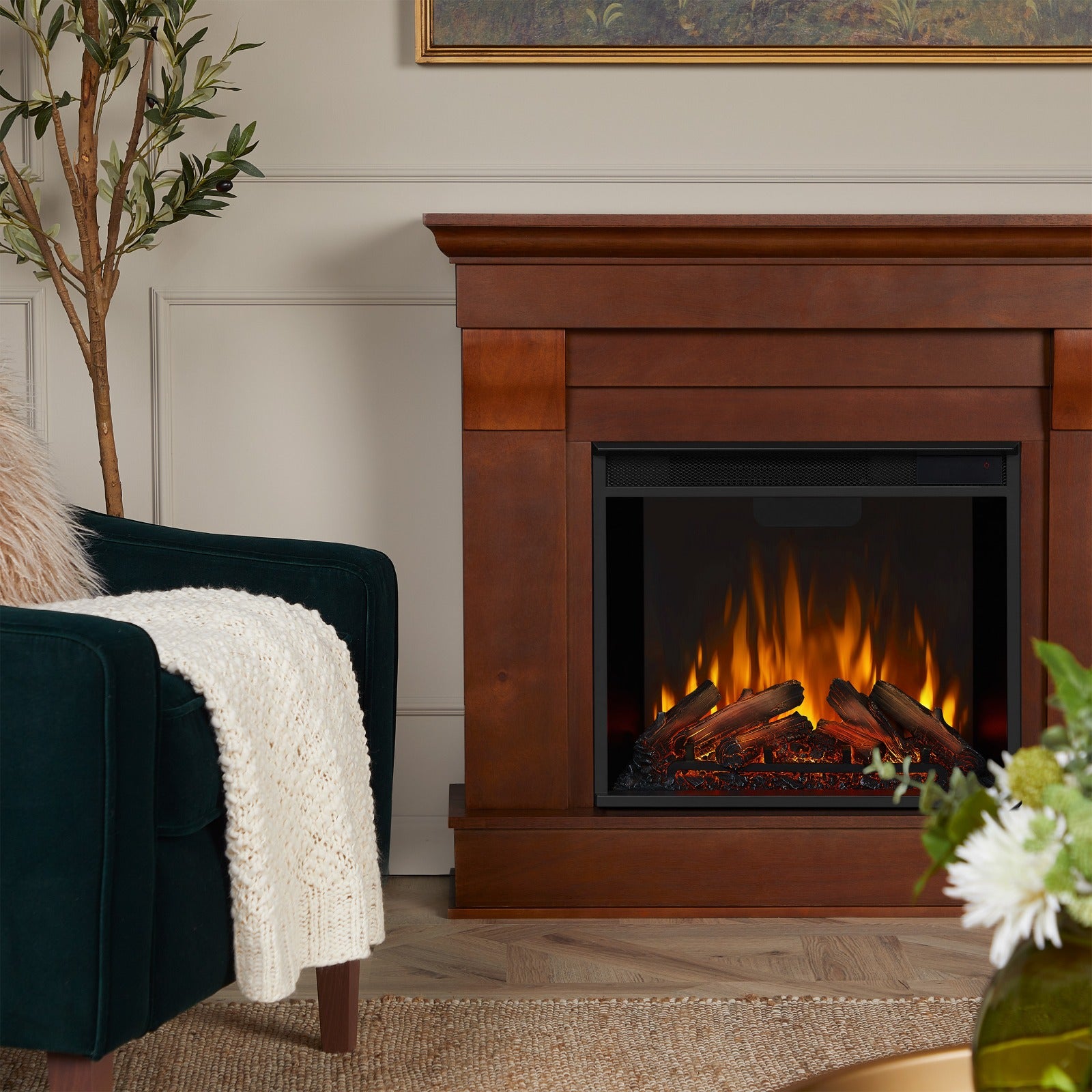 Chateau Electric Fireplace - Real Flame