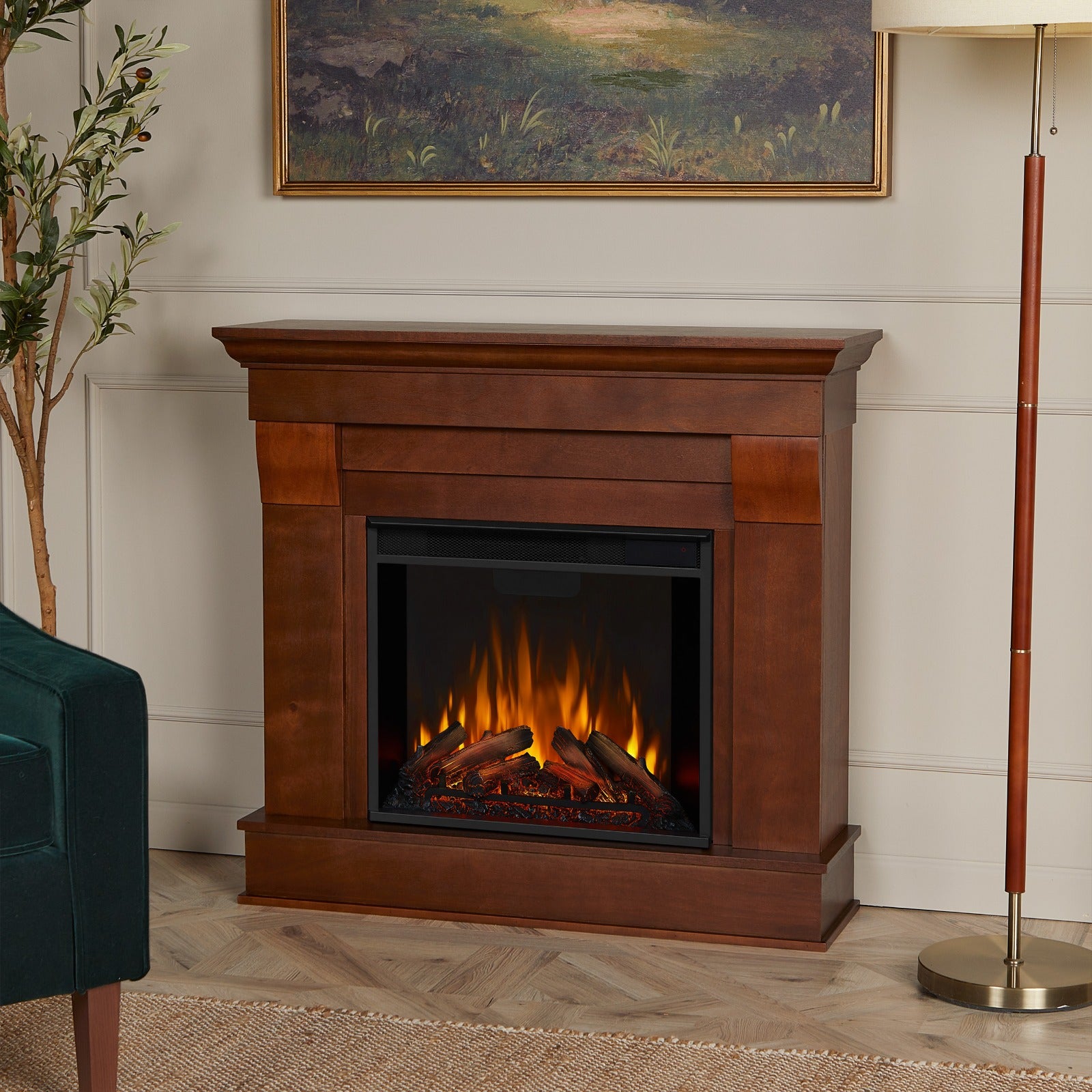 Chateau Electric Fireplace - Real Flame