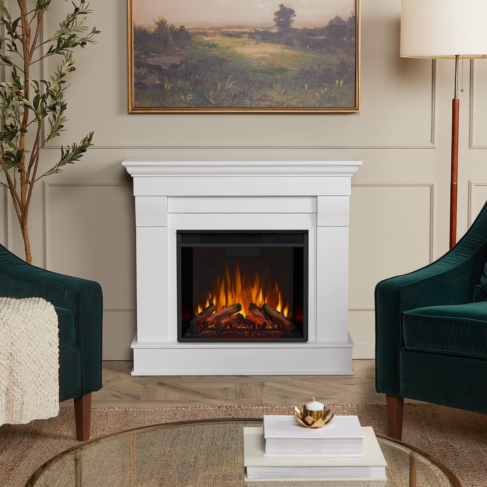 Chateau Electric Fireplace - Real Flame